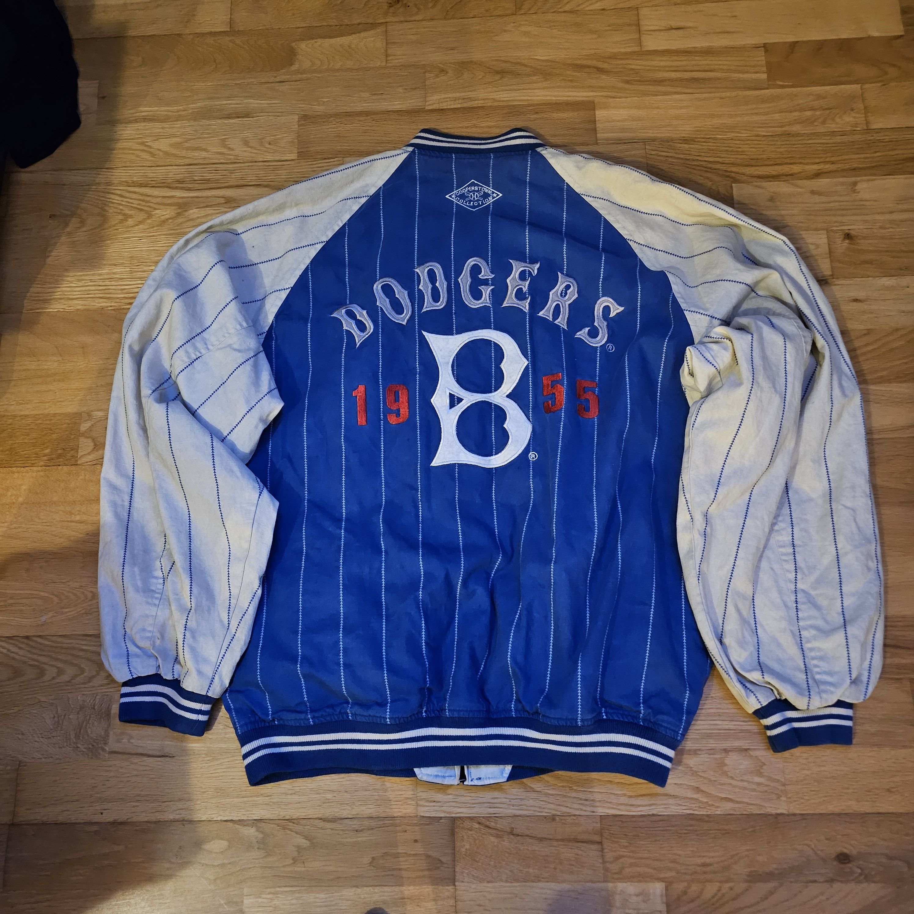 Cooperstown Collection Vintage 1991 Mirage Cooperstown Brooklyn Dodgers Jacket Size US XXL / EU 58 / 5 - 6 Thumbnail