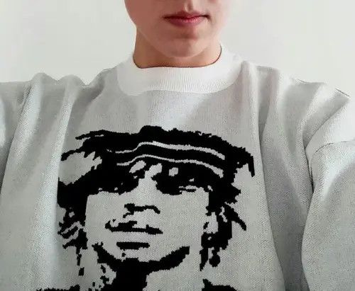 Other Vintage d Cotton Pullover Size US M / EU 48-50 / 2 - 2 Thumbnail