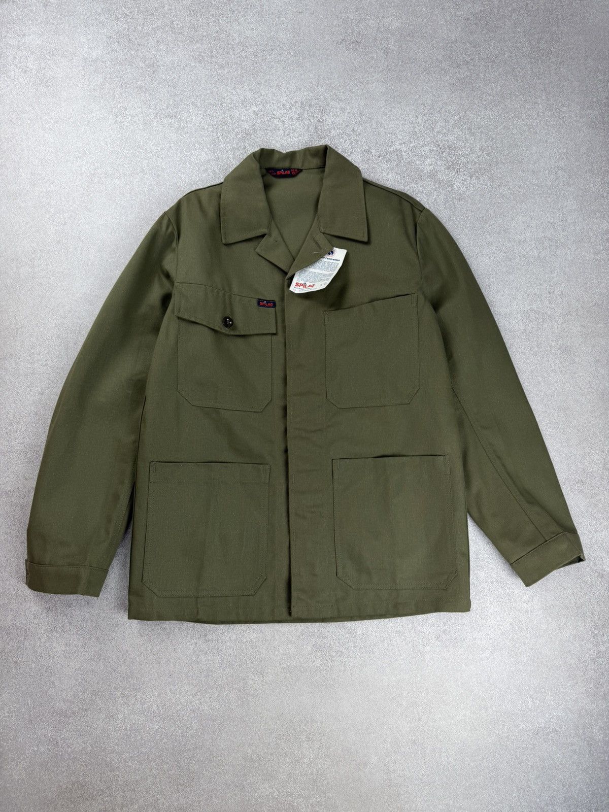 Le Laboureur Vintage Spilag French Workwear Chore Jacket Size 46 NEW Size US S / EU 44-46 / 1 - 1 Thumbnail