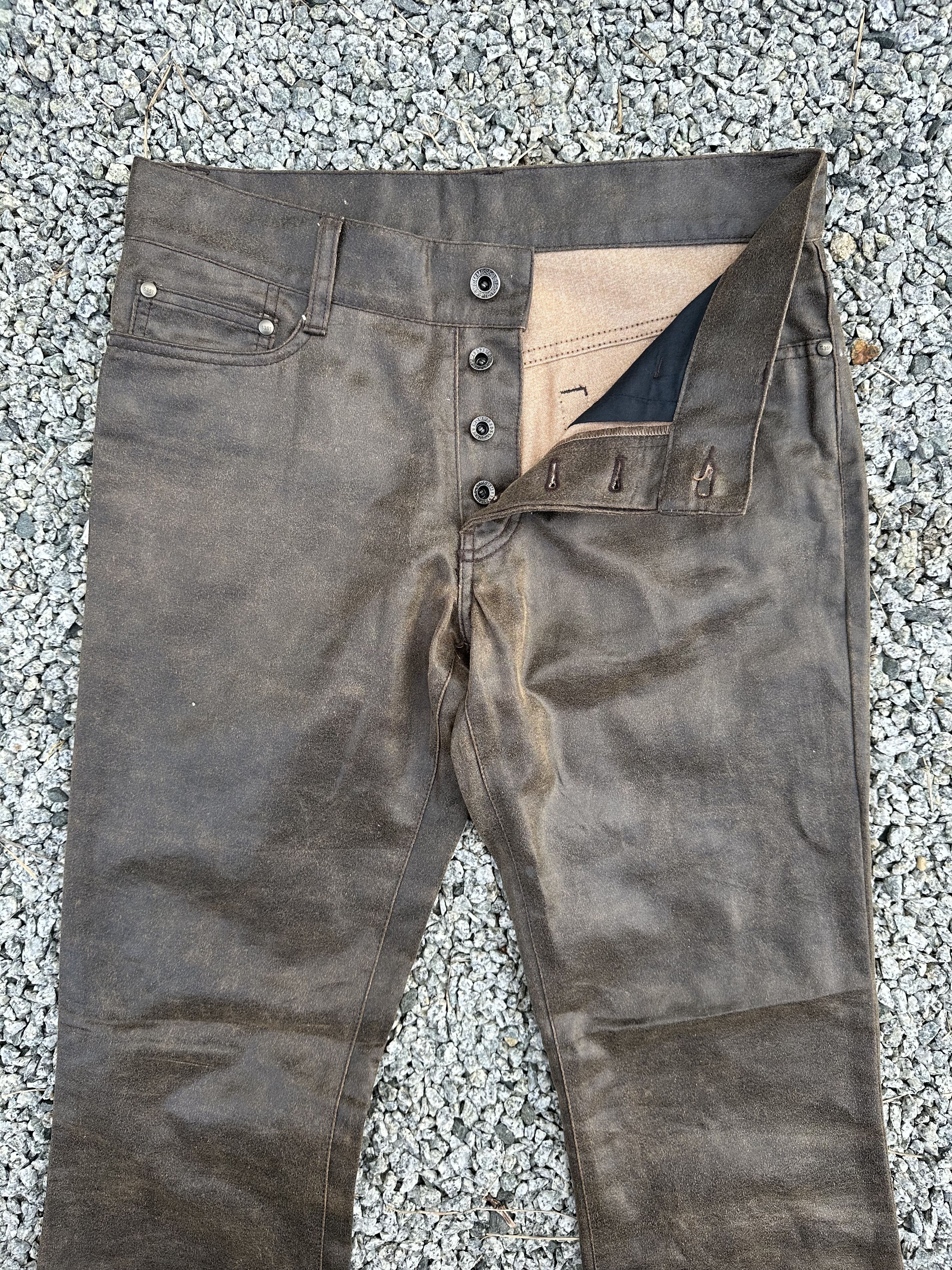 5351 POUR LES HOMMES Rare!! Japanese Brand 5351 Pour Les Homme Glitter Wood Pants Size US 30 / EU 46 - 7 Thumbnail