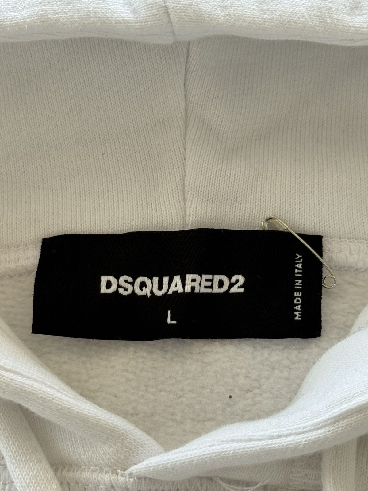 Dsquared2 Dsquared2 00s “Icon” Big Logo Hoodie Size US L / EU 52-54 / 3 - 7 Thumbnail