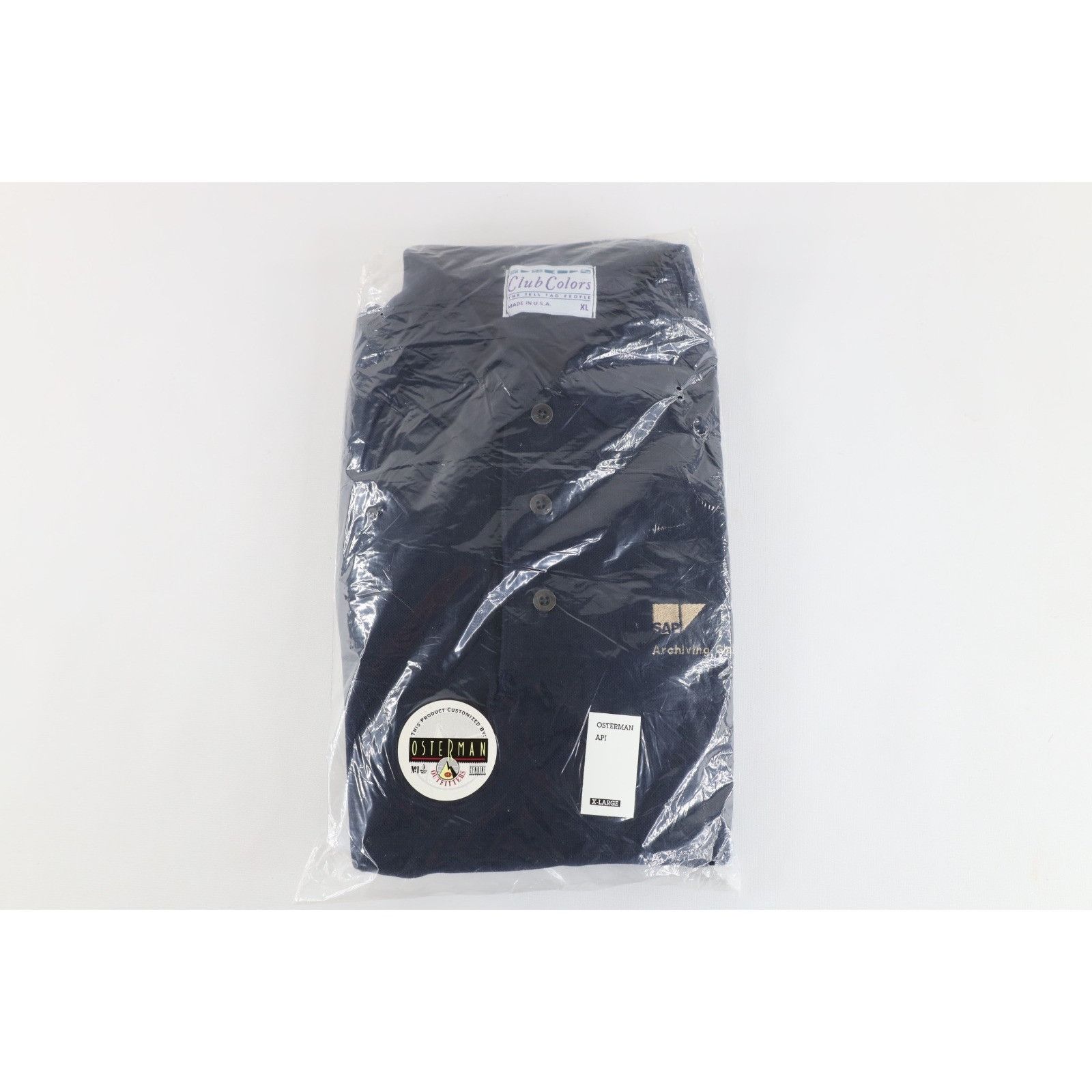 Vintage Deadstock Vintage 90s SAP Archiving Global Team Polo Size US XL / EU 56 / 4 - 1 Thumbnail