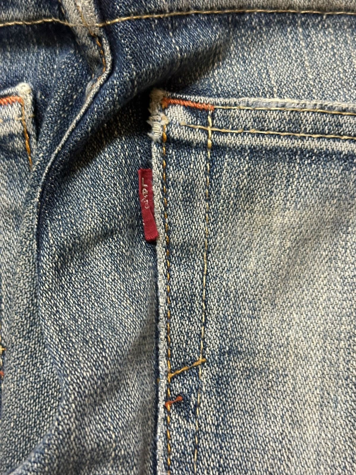 Levi's Vintage Clothing Vintage Levi’s 505 Mudwash Whiskers Denim Size US 31 - 6 Thumbnail