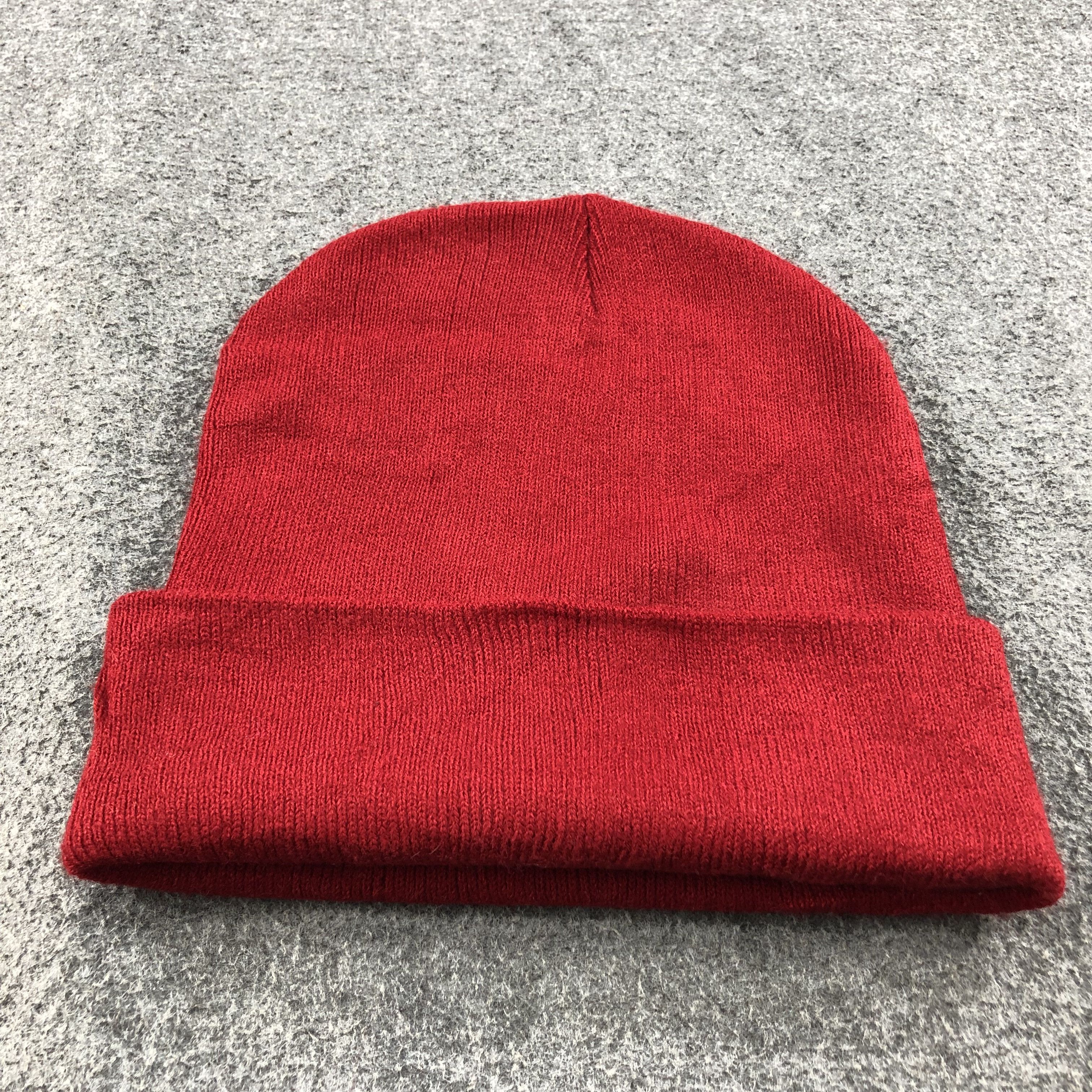 Japanese Brand Unknown Emsexcite Red Beanie Snowcap Snow Hat B349 Size ONE SIZE - 3 Thumbnail