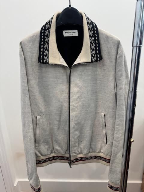 Saint Laurent Paris Saint Laurent beige bomber jacket Size US M / EU 48-50 / 2 - 5 Thumbnail