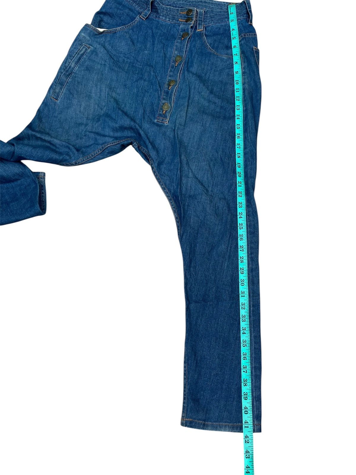 Issey Miyake Issey Miyake By Tsumori Chisato Drop Crotch Denim Pants Size US 28 / EU 44 - 20 Thumbnail