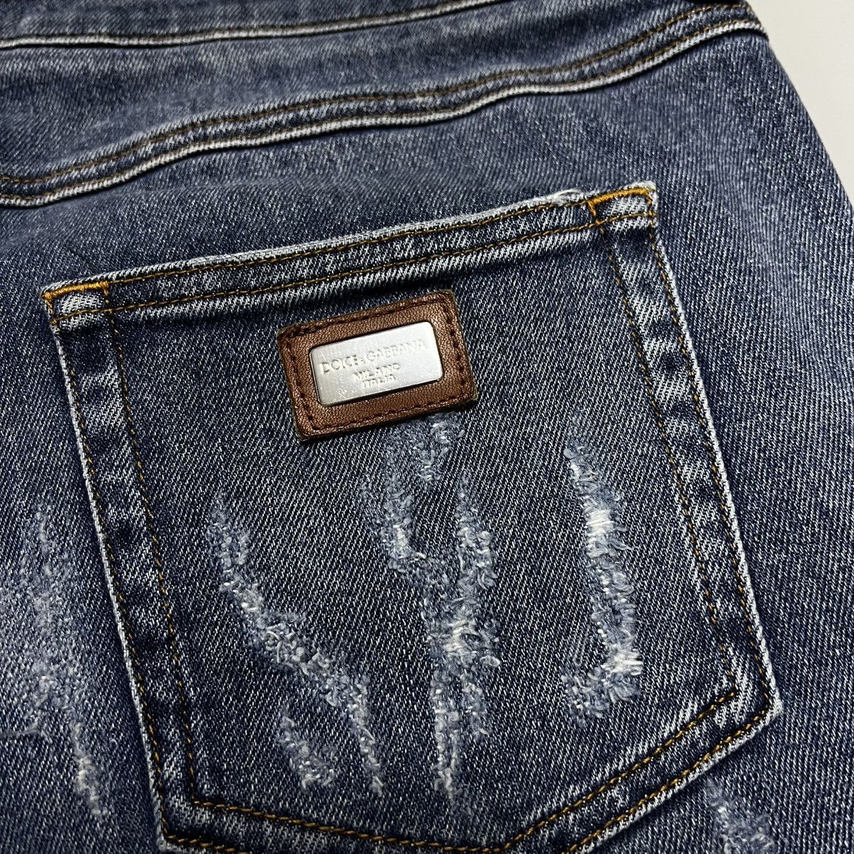 Dolce & Gabbana Dolce & Gabbana Slim Jeans Pretty Distressed Woman’s Size 48 Size 34" / US 12 / IT 48 - 6 Thumbnail
