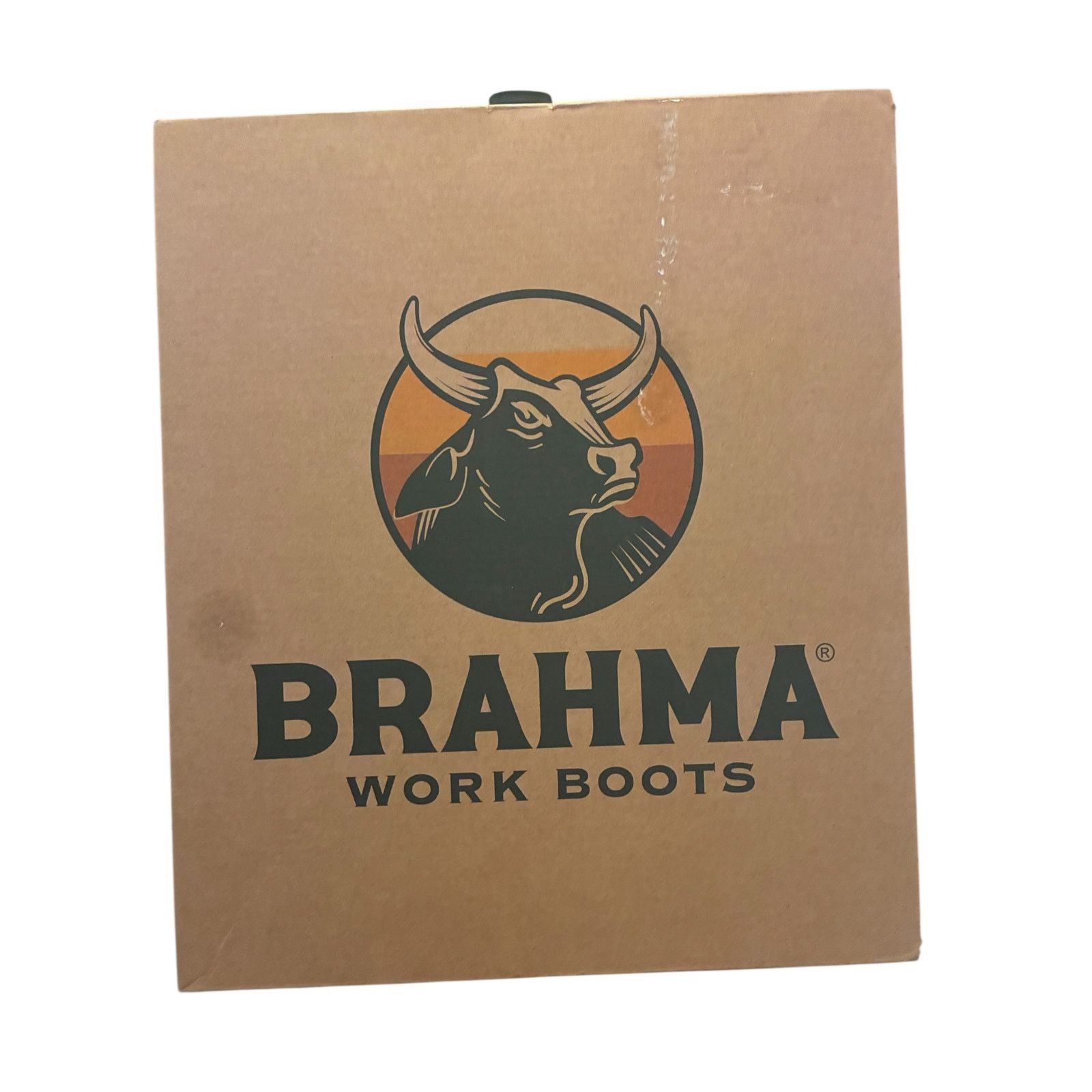 BRAHMIN Brahmans Steel Toe Work Boots Size US 7 / EU 40 - 4 Thumbnail