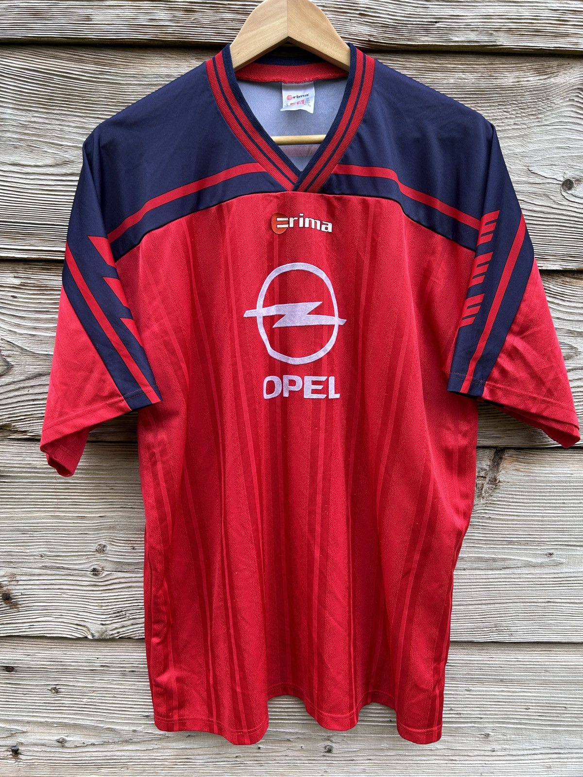 Erima Vintage Erima SV Dorpum Opel Sponsor Soccer Jersey Size US L / EU 52-54 / 3 - 1 Thumbnail