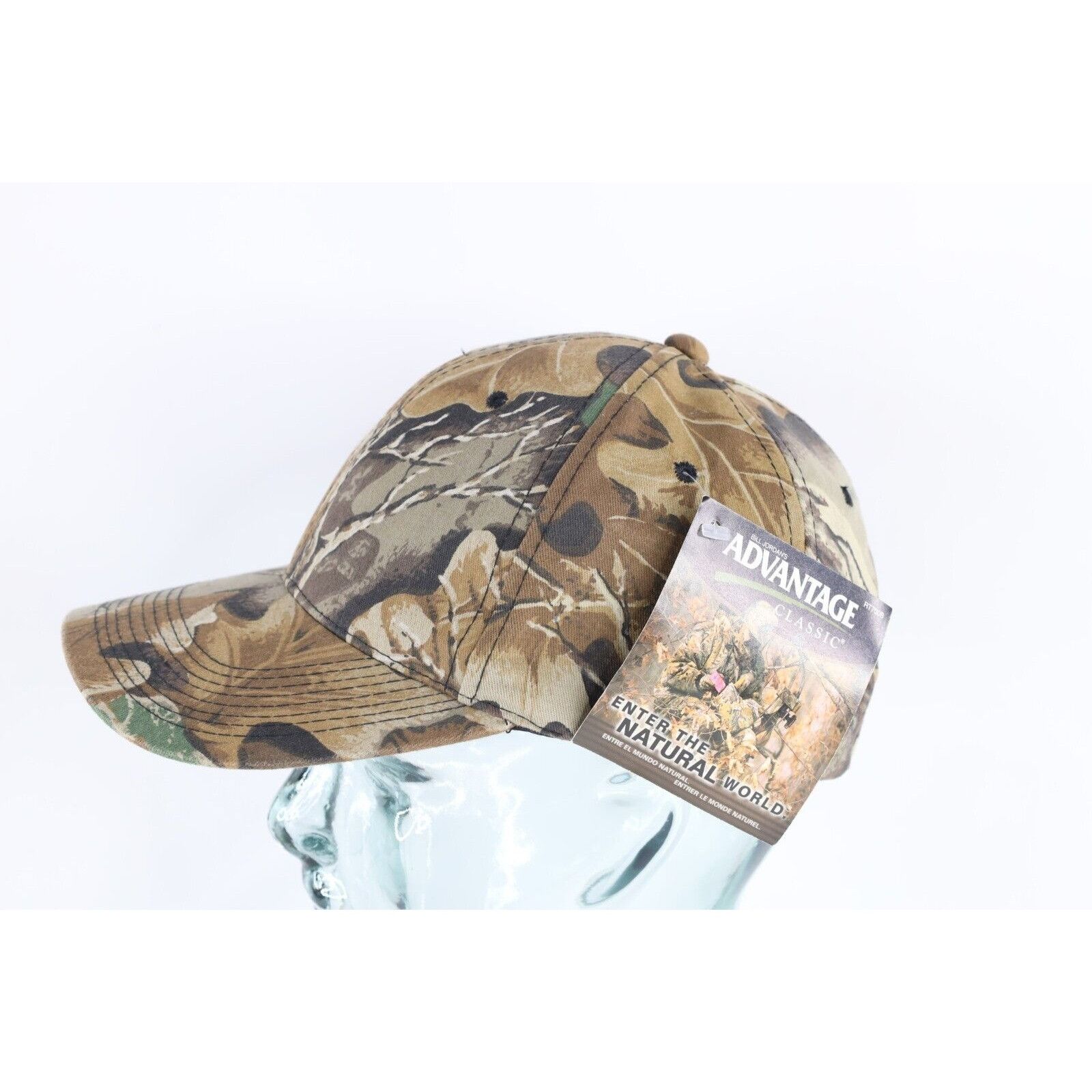 Vintage Deadstock Vintage 90s Streetwear Blank Advantage Camo Hat Size ONE SIZE - 2 Thumbnail