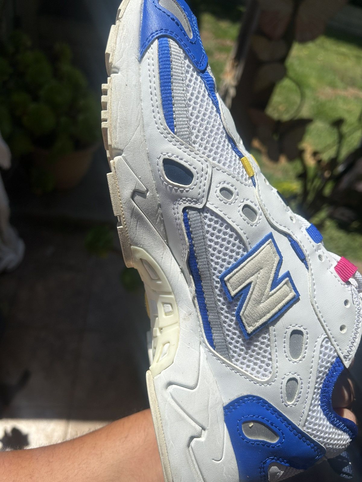 New Balance New balance 827 white/cobalt blue Size US 11 / EU 44 - 11 Thumbnail