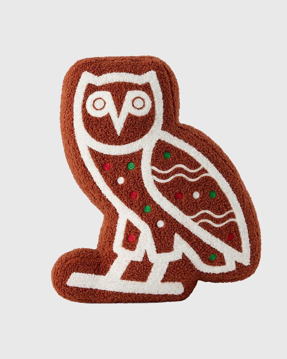 OVO Gingerbread Owl Cushion