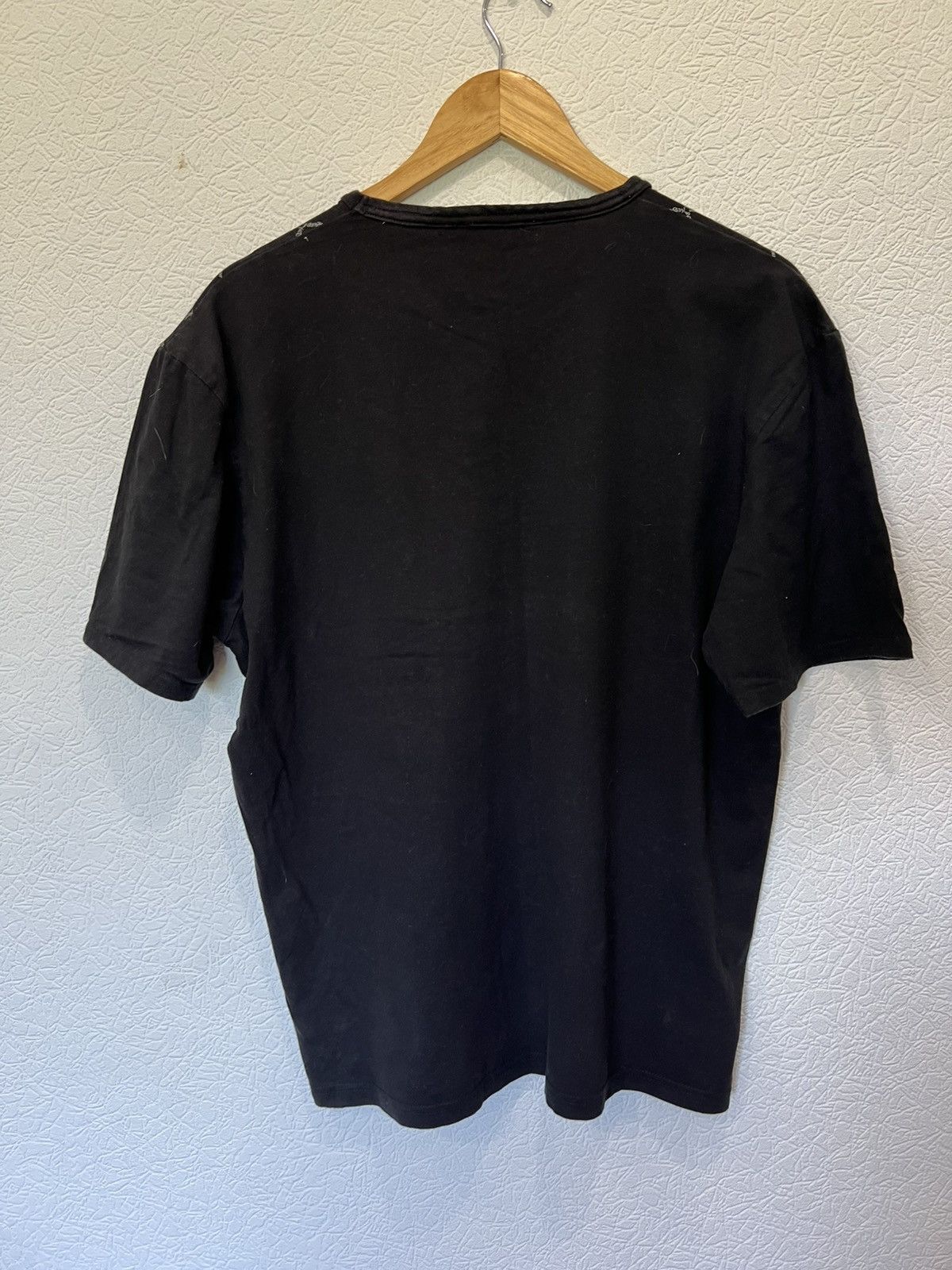 Yves Saint Laurent Yves Saint Laurent T Shirt Tee Monogrammed Black Size US XL / EU 56 / 4 - 6 Thumbnail
