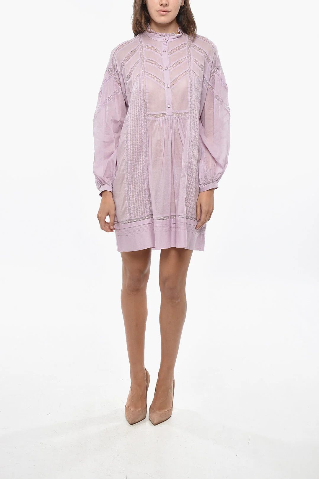 Isabel Marant og1mm0326 Cotton Shirt in Pink Size XS / US 0-2 / IT 36-38 - 1 Thumbnail