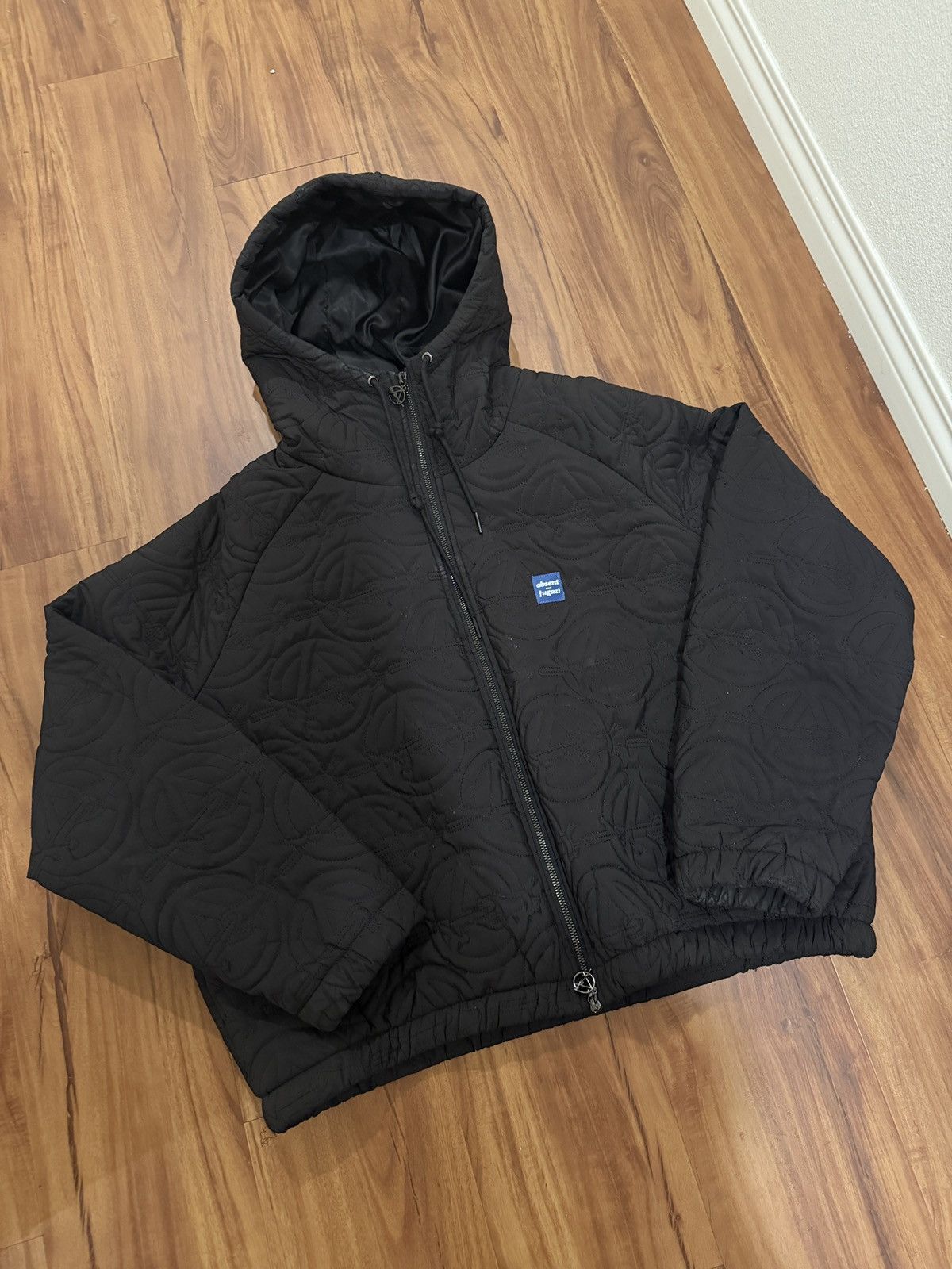 Absent × Fugazi Fugazi x Absent Monogram Quilted Jacket | Grailed