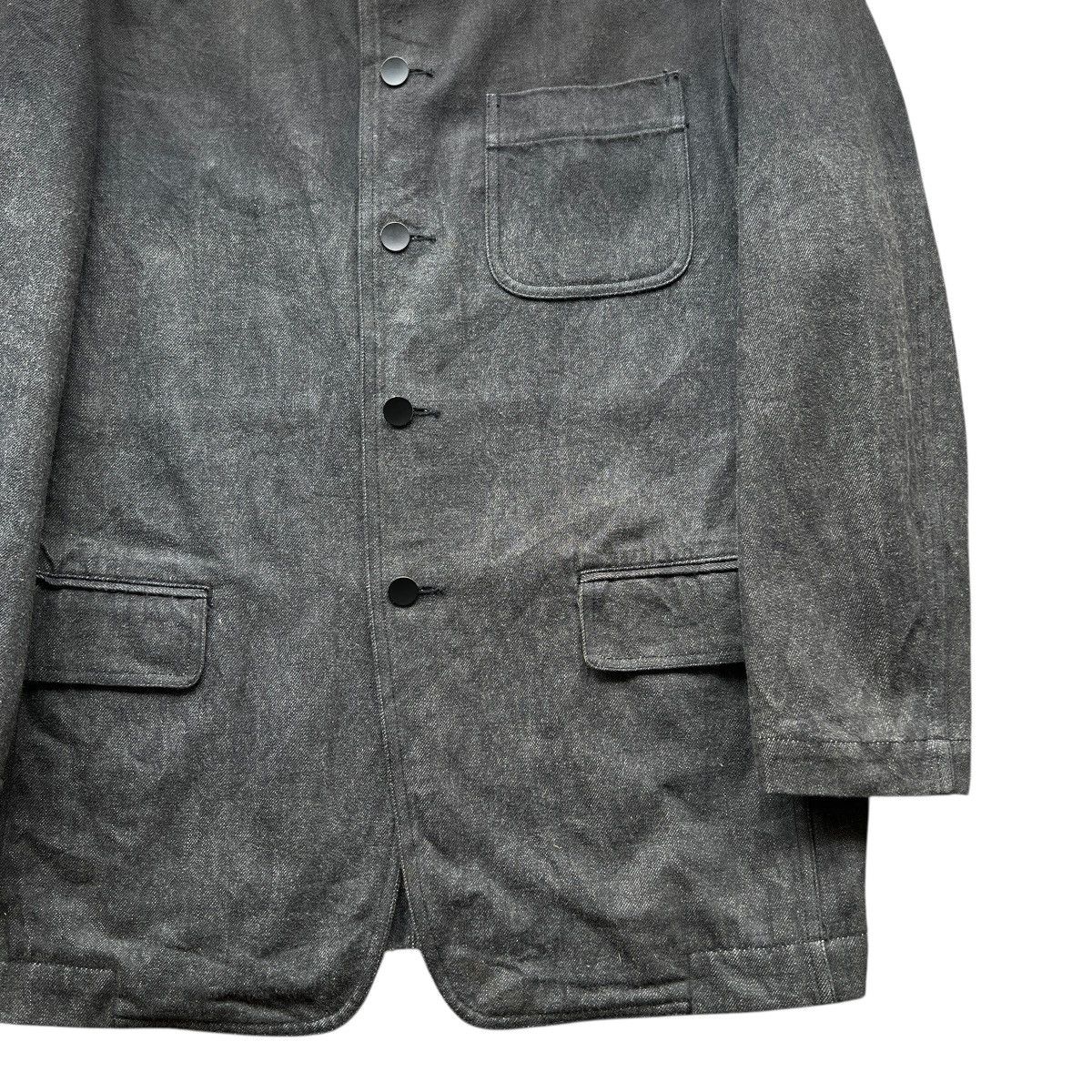 Issey Miyake 🔥 Rare Issey Miyake Dyed Denim Chore Jacket Size US M / EU 48-50 / 2 - 8 Thumbnail
