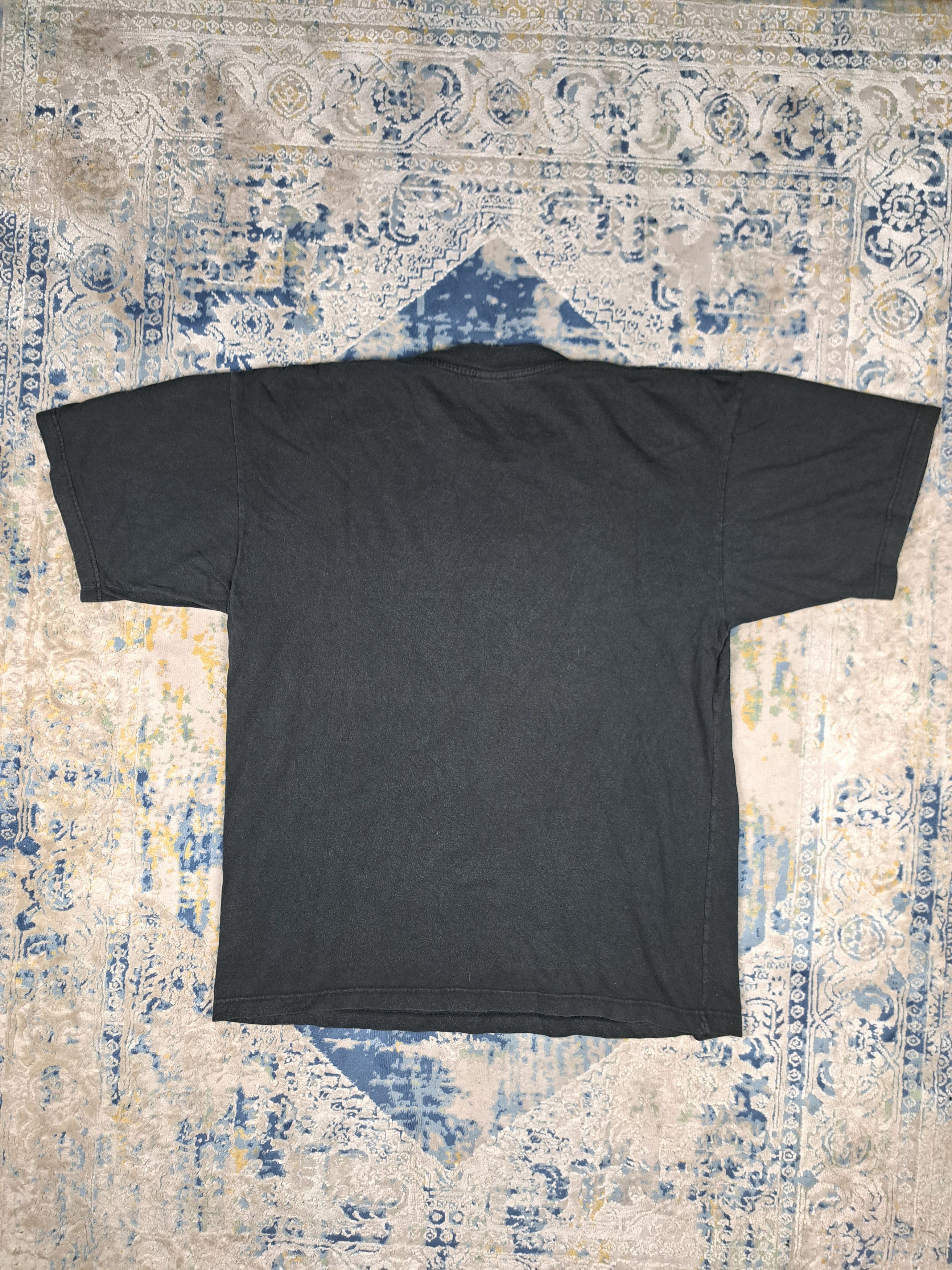 Nike Vintage 90s Nike Mini Swoosh Basic Tee Washed Black Size US L / EU 52-54 / 3 - 5 Thumbnail