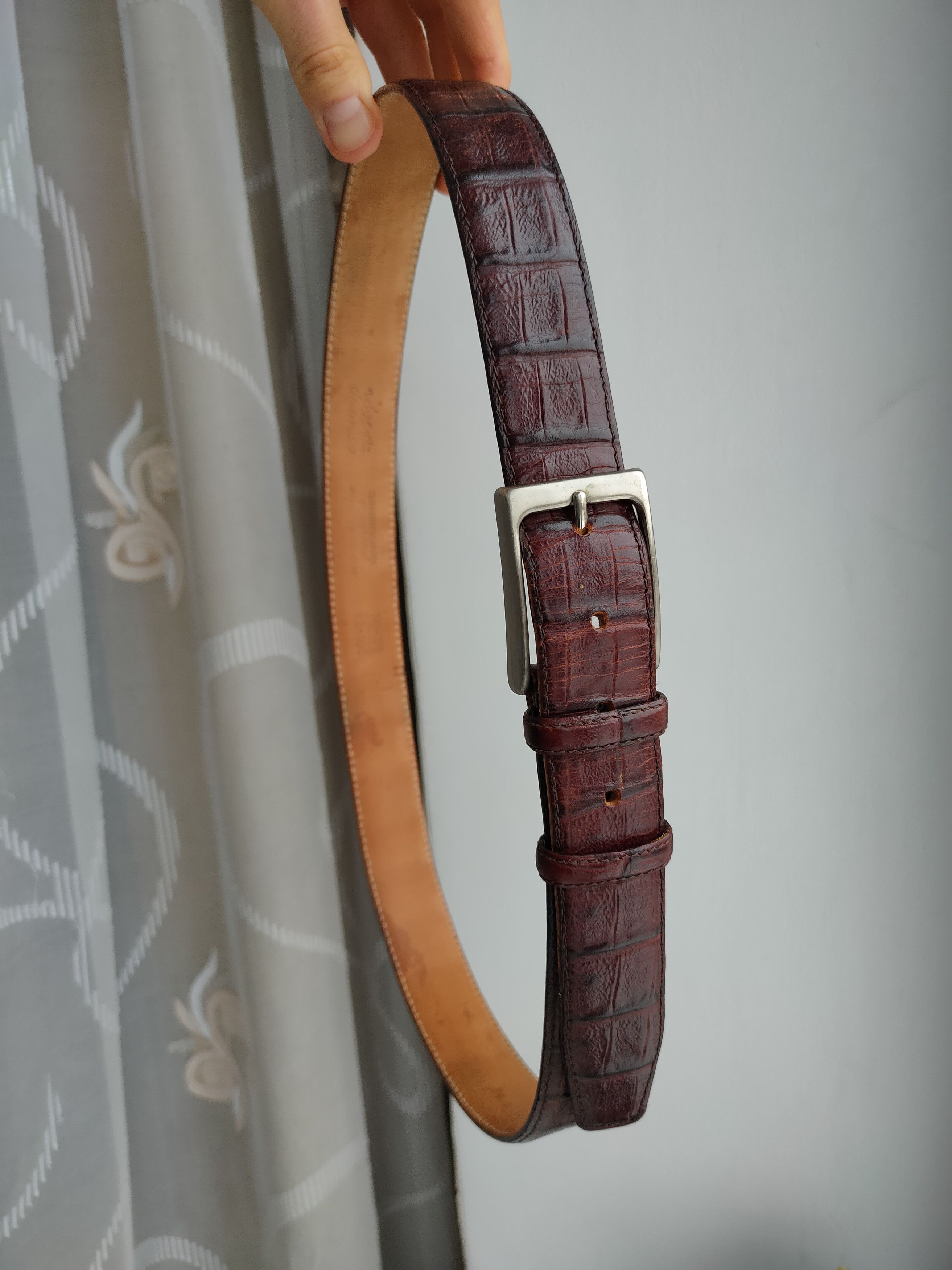 Vintage Robert Charles Vintage Leather Belts Men's Made in Italy Size ONE SIZE - 3 Thumbnail