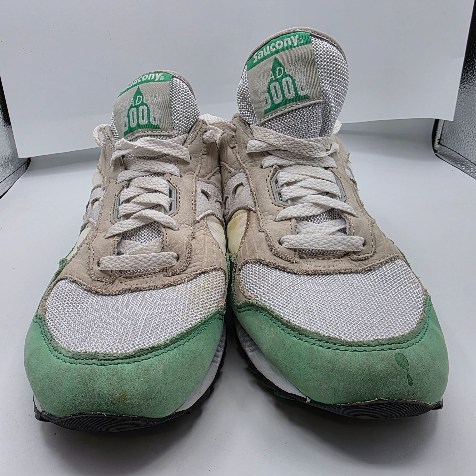 Saucony Saucony Shadow 5000 Mens Size 12 White Green Sneakers Casual Size US 12 / EU 45 - 2 Thumbnail