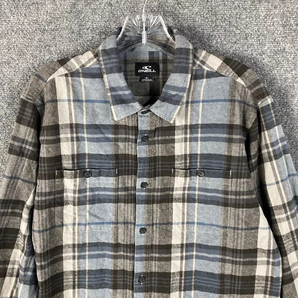 O'Neill O'Neill Flannel Shirt Men's Standard Fit Plaid 100% Adults M Size US M / EU 48-50 / 2 - 2 Thumbnail