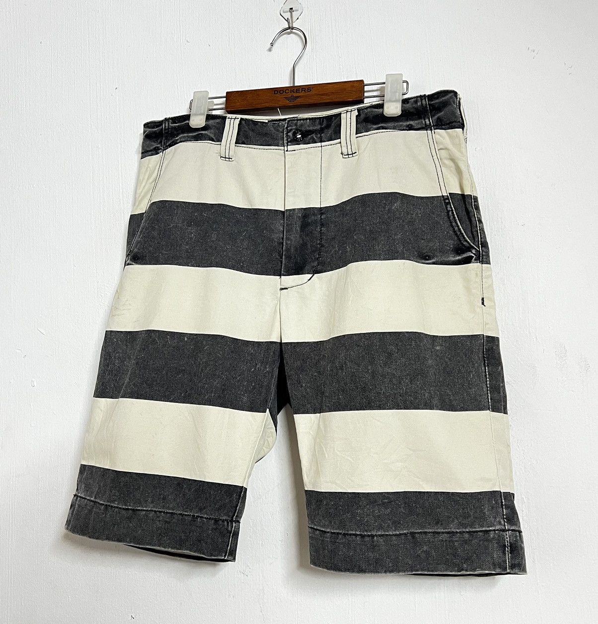 Schott 🔥HOT DROPS🔥 Vintage Trousers Prison Schott Short Pants Size US 32 / EU 48 - 2 Thumbnail