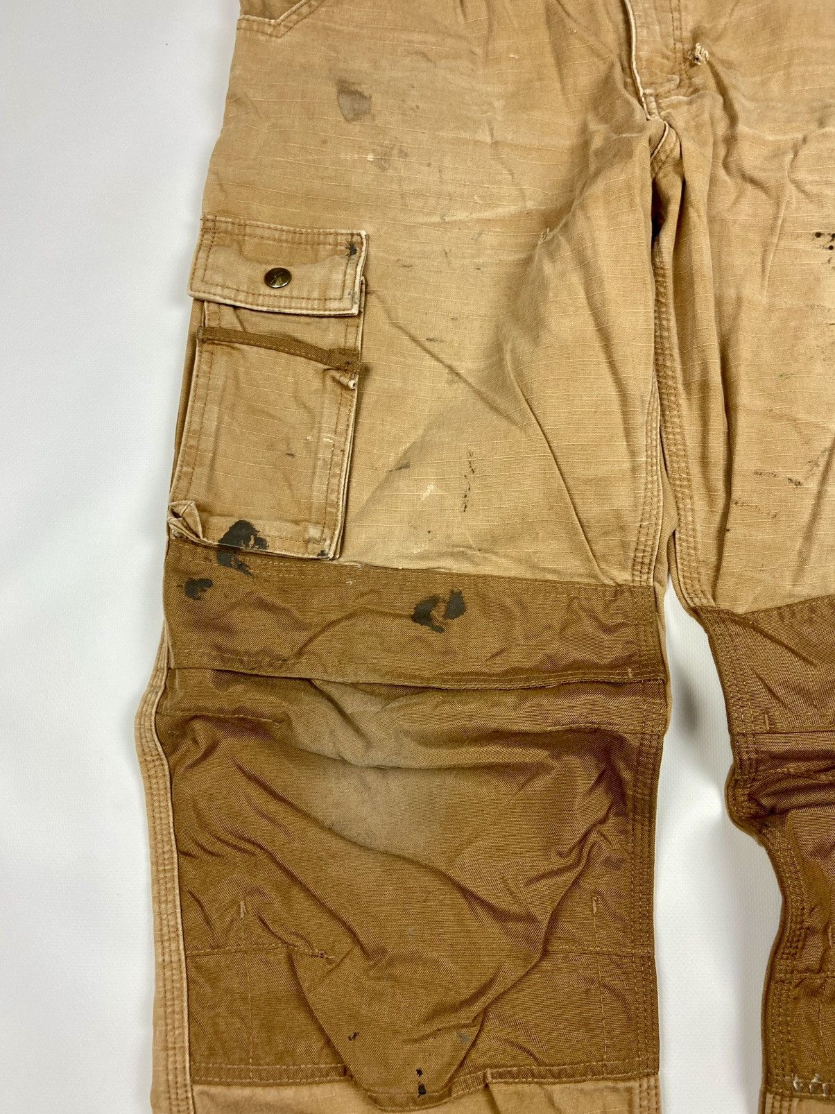 Carhartt × Carhartt Wip × Vintage Vintage Carhartt Pantalon Workwear Y2k Cargo Pants 34x34 Size US 34 / EU 50 - 4 Thumbnail