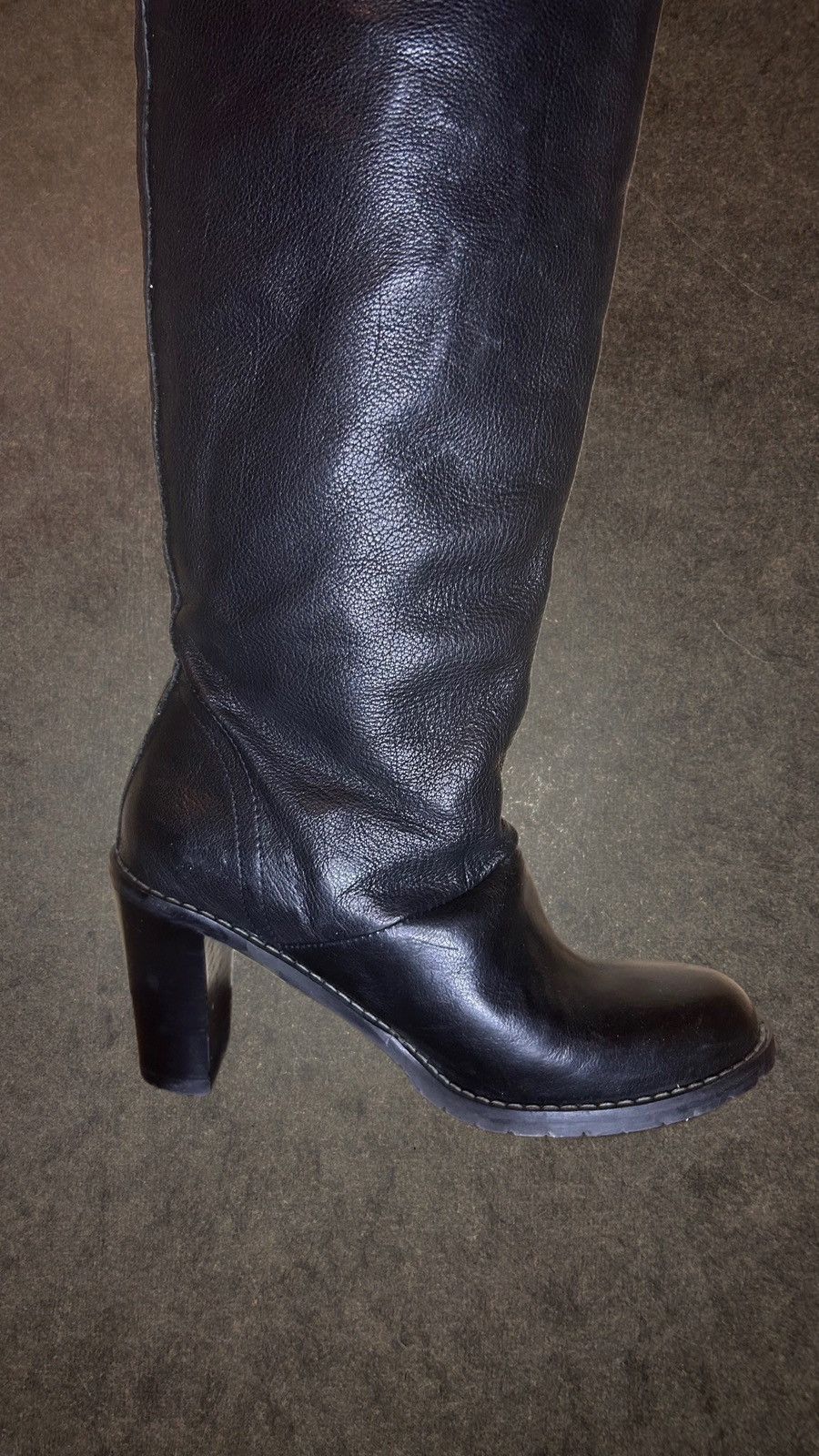 Leather × Vintage Black Leather Boots Size 36 Size US 6 / IT 36 - 2 Thumbnail