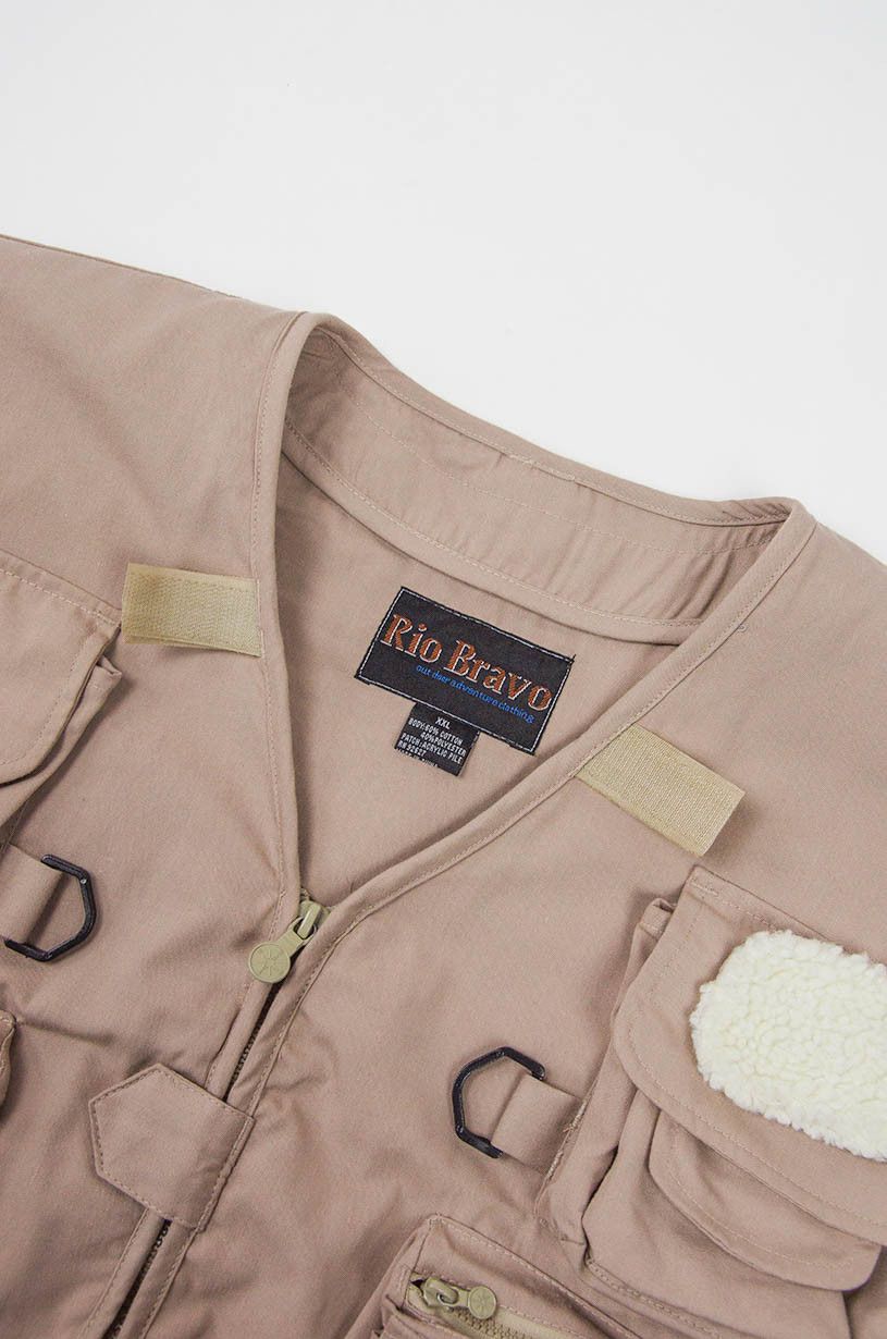 Vintage Rio Bravo Beige Fishing Vest Multi Pocket Outdoor - XXL Size US XXL / EU 58 / 5 - 6 Thumbnail