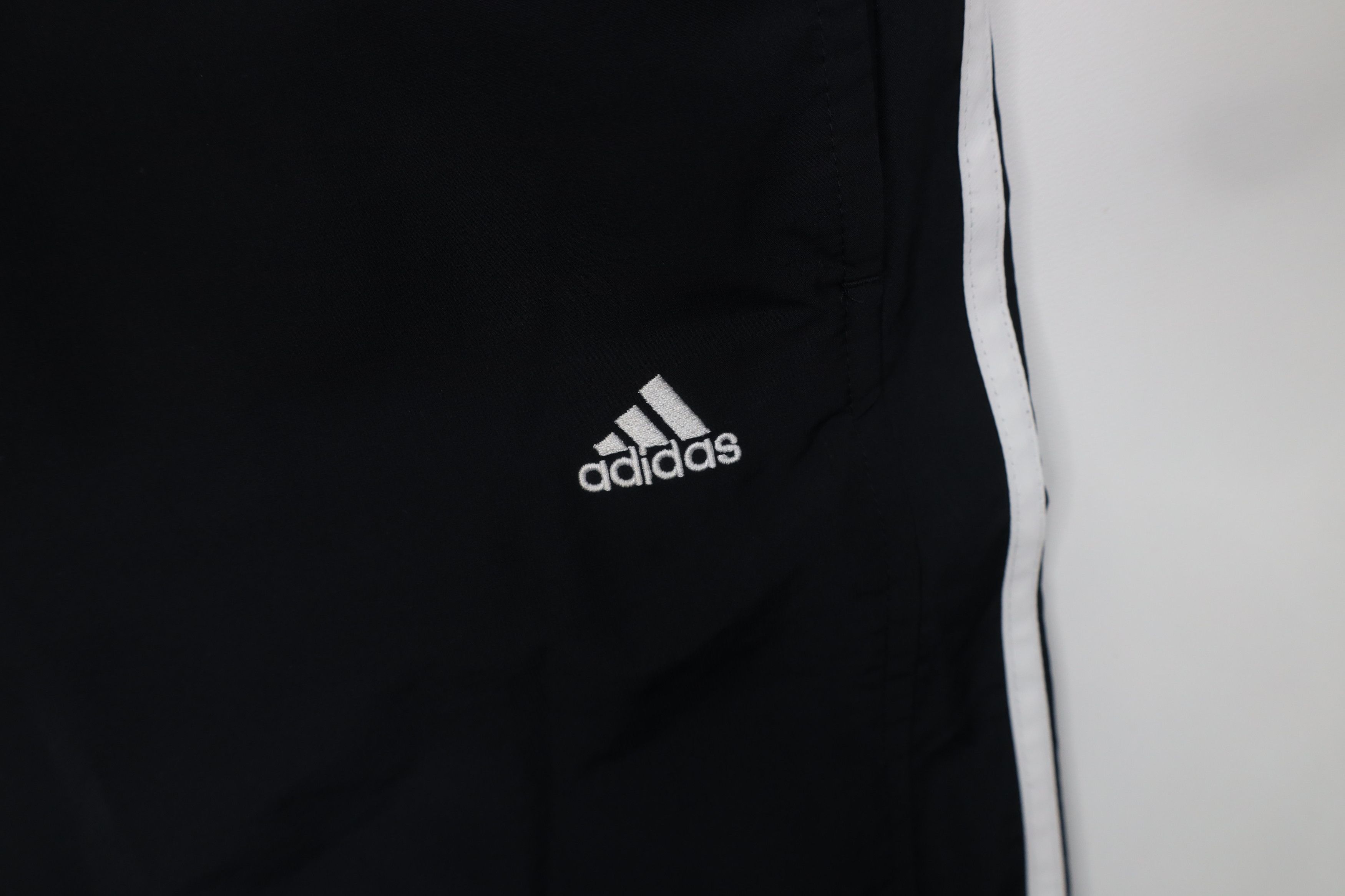 Adidas Vintage 90s Y2K Adidas Wide Leg Windbreaker Pants Black Size US 38 / EU 54 - 7 Thumbnail