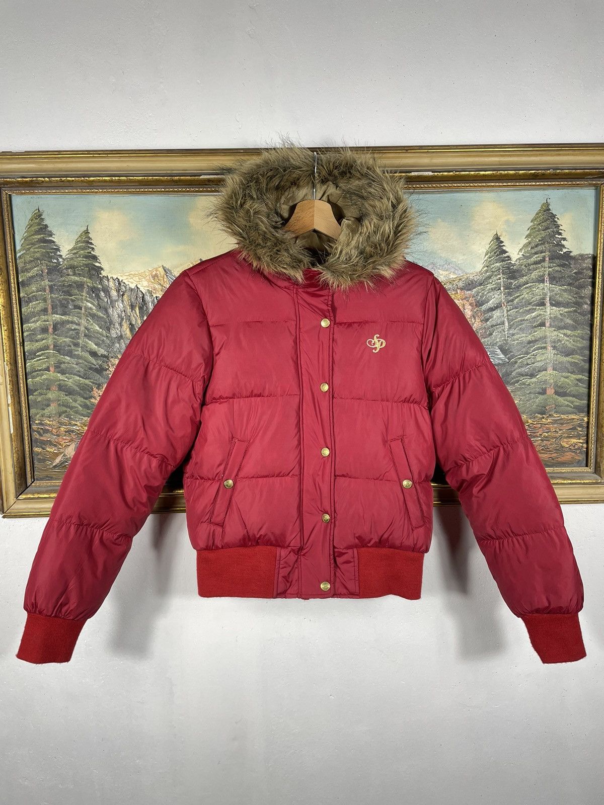 Southpole × Vintage South Pole Retro 00s Puffer Down Hoodie Bomber Winter Warm Size L / US 10 / IT 46 - 1 Thumbnail