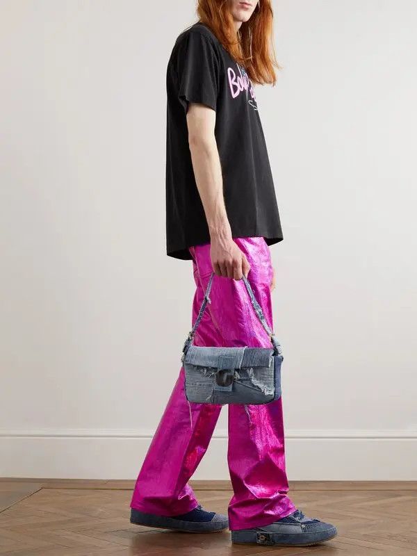 Gallery Dept. o1mle0226 Logan Galactic Flare Denim Pants in Pink Size US 32 / EU 48 - 3 Thumbnail
