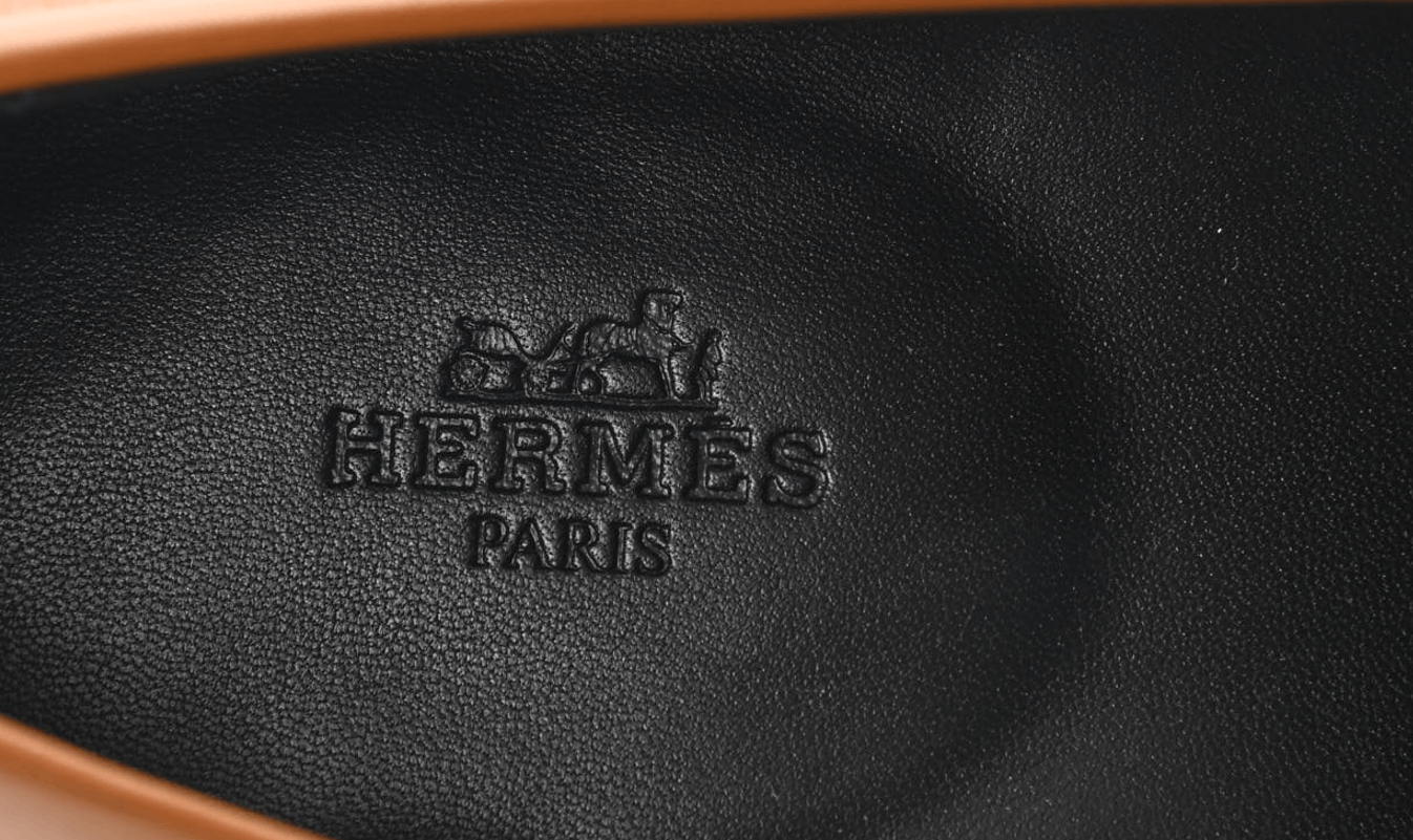 Hermes Hermes Destin Naturel Leather Kelly Buckle Loafers Size US 8 / IT 38 - 8 Thumbnail
