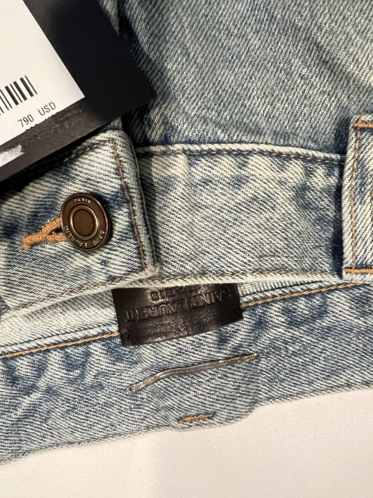 Saint Laurent Paris Saint Laurent men’s ripped blue jeans. 34. $890 Size US 34 / EU 50 - 7 Thumbnail