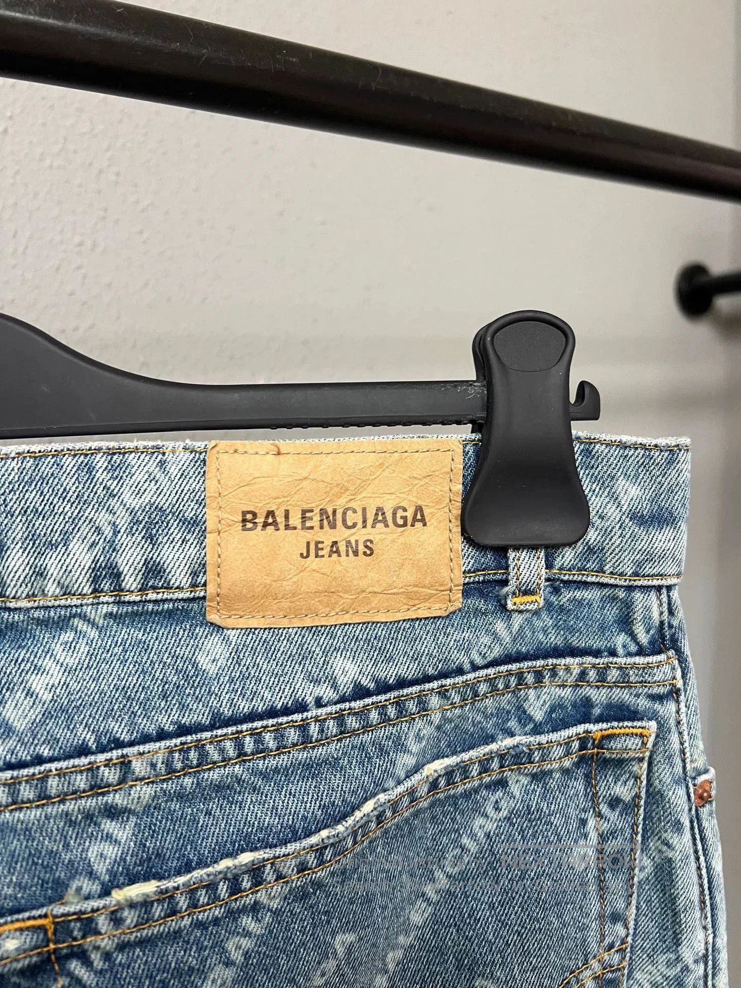 Balenciaga balenciaga printed denim jeans size xs. Size US 26 / EU 42 - 4 Thumbnail