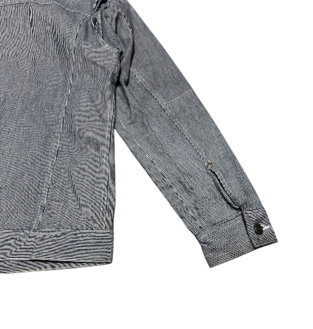 Japanese Brand Vintage Japanese Hickory Denim Jacket By Carabiner Tough Size US L / EU 52-54 / 3 - 6 Thumbnail