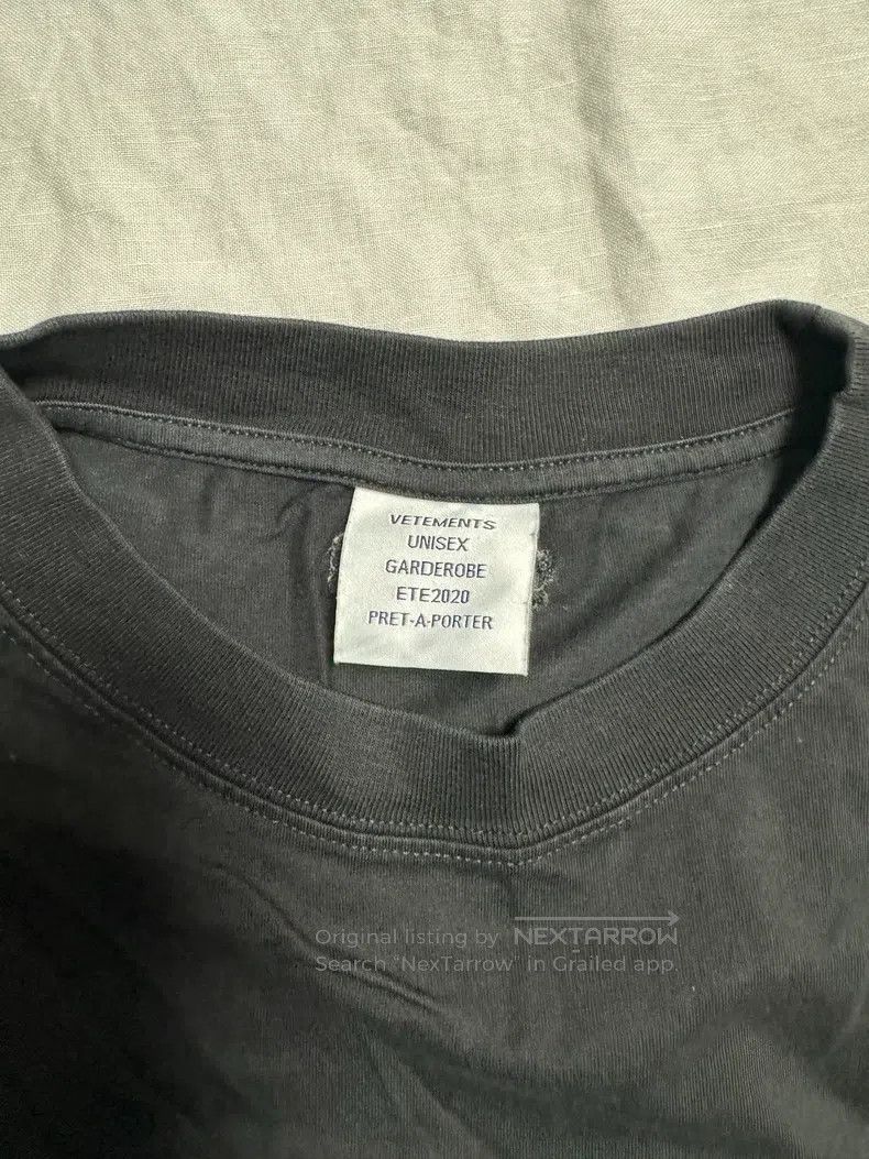 Vetements Vetements Crystal black short-sleeve size S Size US S / EU 44-46 / 1 - 3 Thumbnail