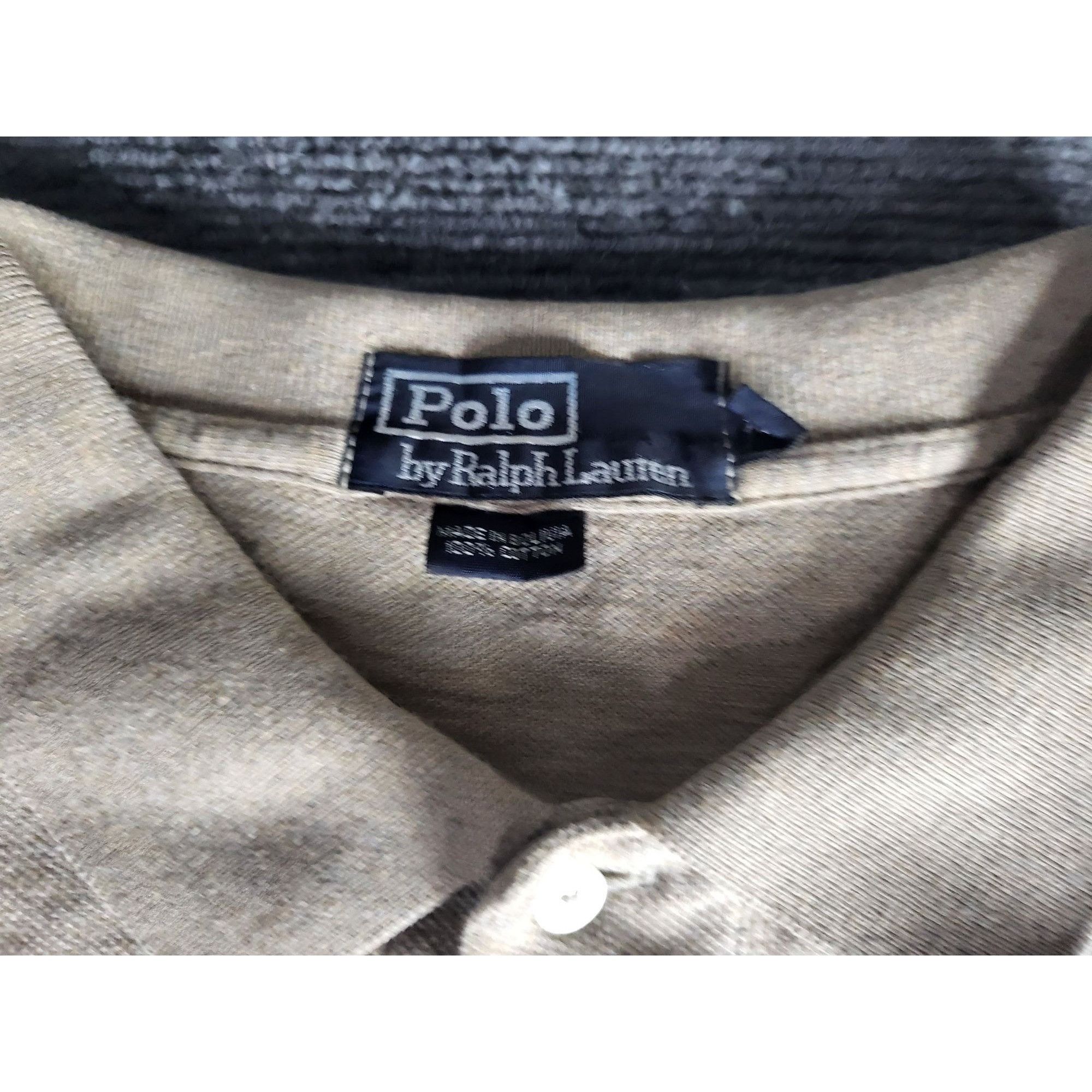 Polo Ralph Lauren Polo By Ralph Lauren 27 Polo Shirt Men Sz XL Brown Short Sle Size US XL / EU 56 / 4 - 4 Thumbnail