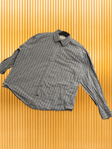 Vintage × Yves Saint Laurent Yves Saint Laurent YSL Mens Long Sleeve Striped Shirt Size US XXL / EU 58 / 5 - 1 Thumbnail