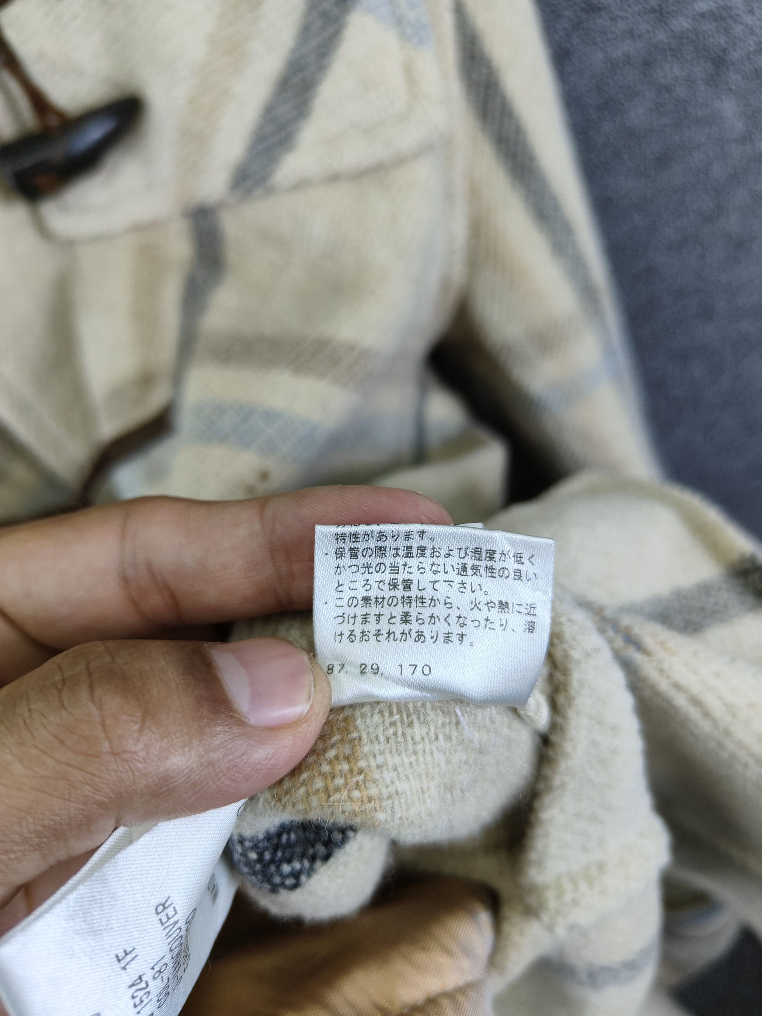 Aquascutum Aquascutum Checked Double Breasted Wool Duffle Coat Size US L / EU 52-54 / 3 - 15 Thumbnail