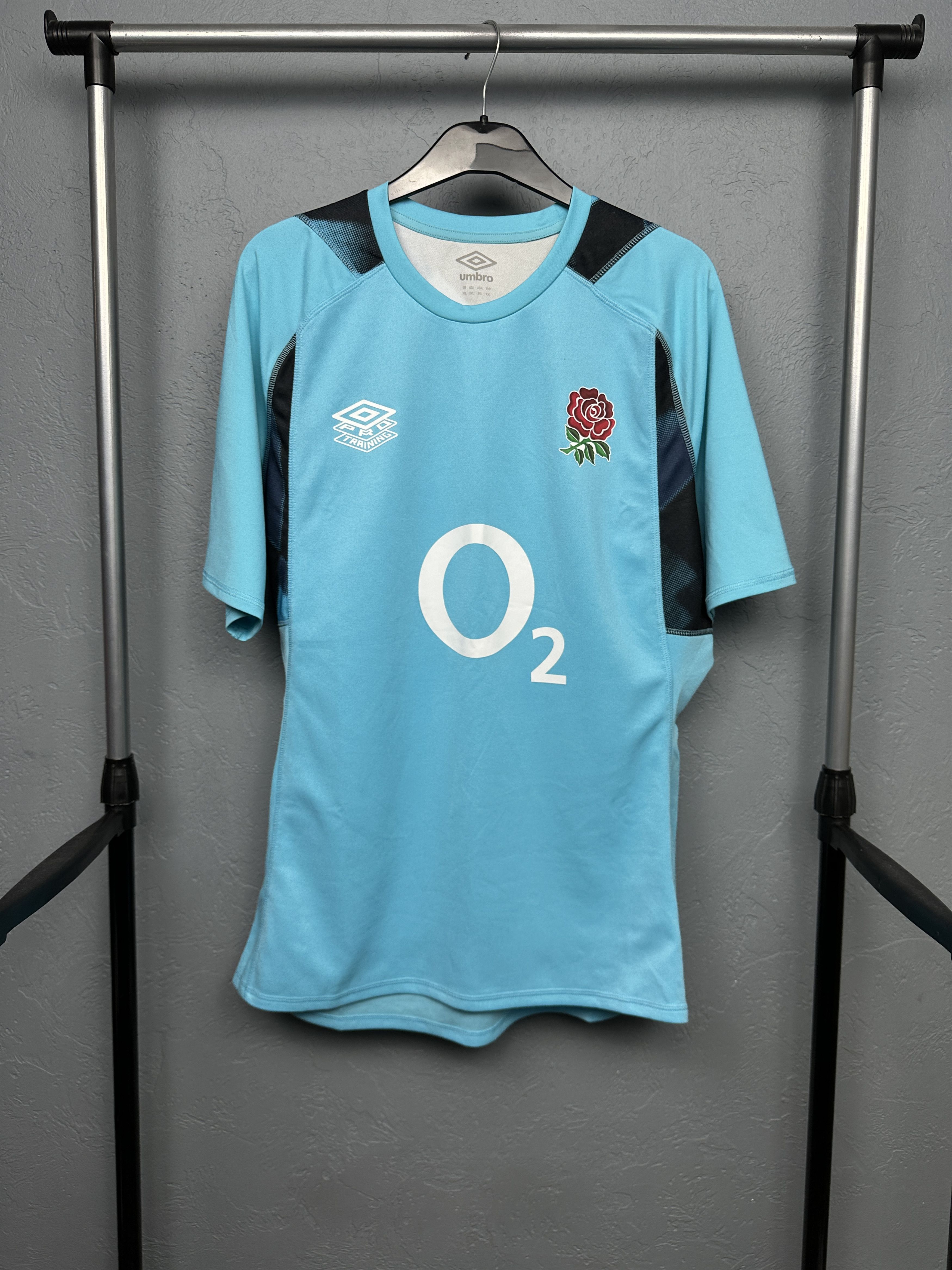 Umbro Umbro O2 England Rugby Jersey T-Shirt Size US XXL / EU 58 / 5 - 1 Thumbnail