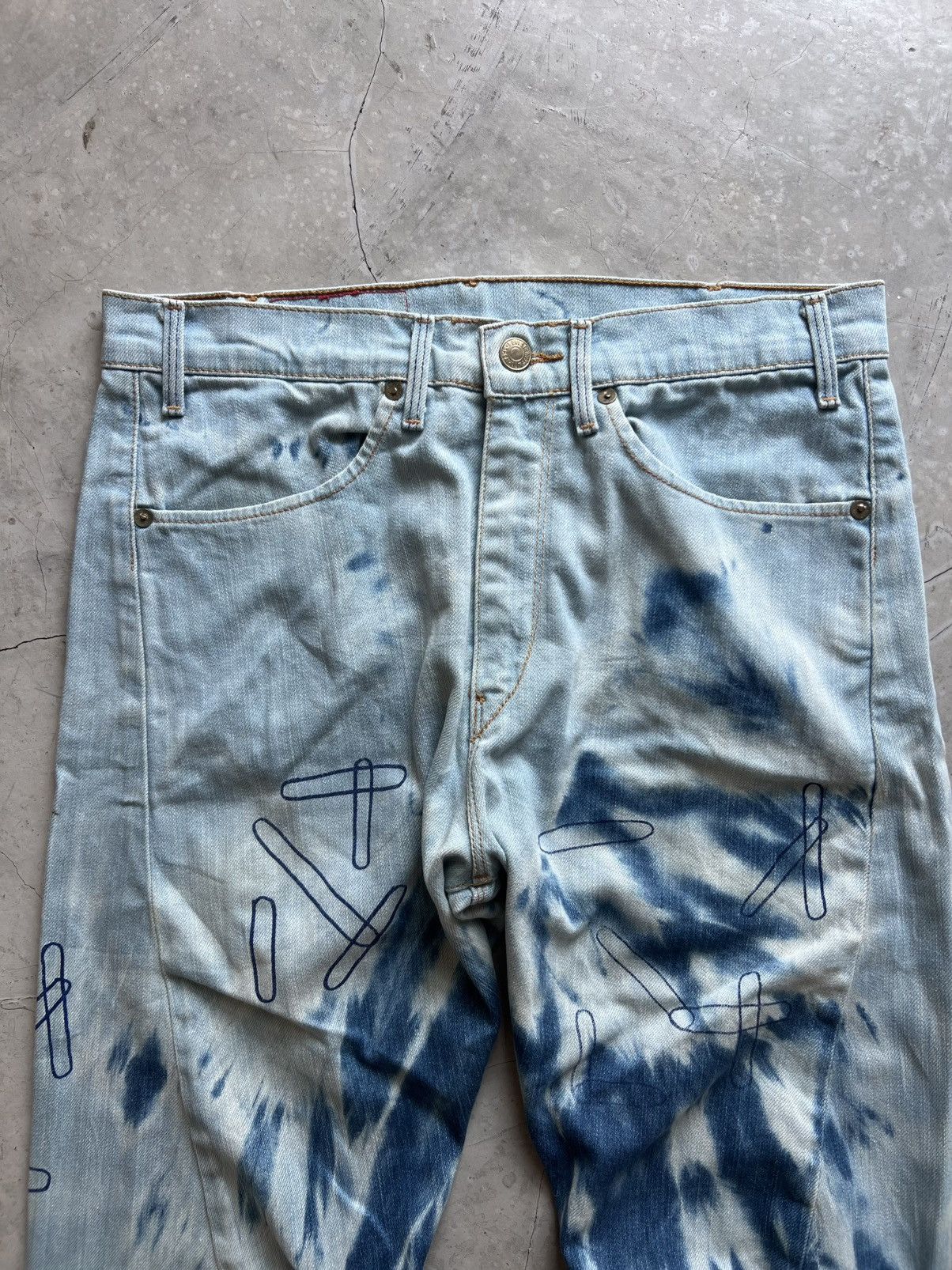 Levi's Rare Levis Engineered Twisted Jeans Tag W31 Actual 31x30.5 Size US 31 - 2 Thumbnail