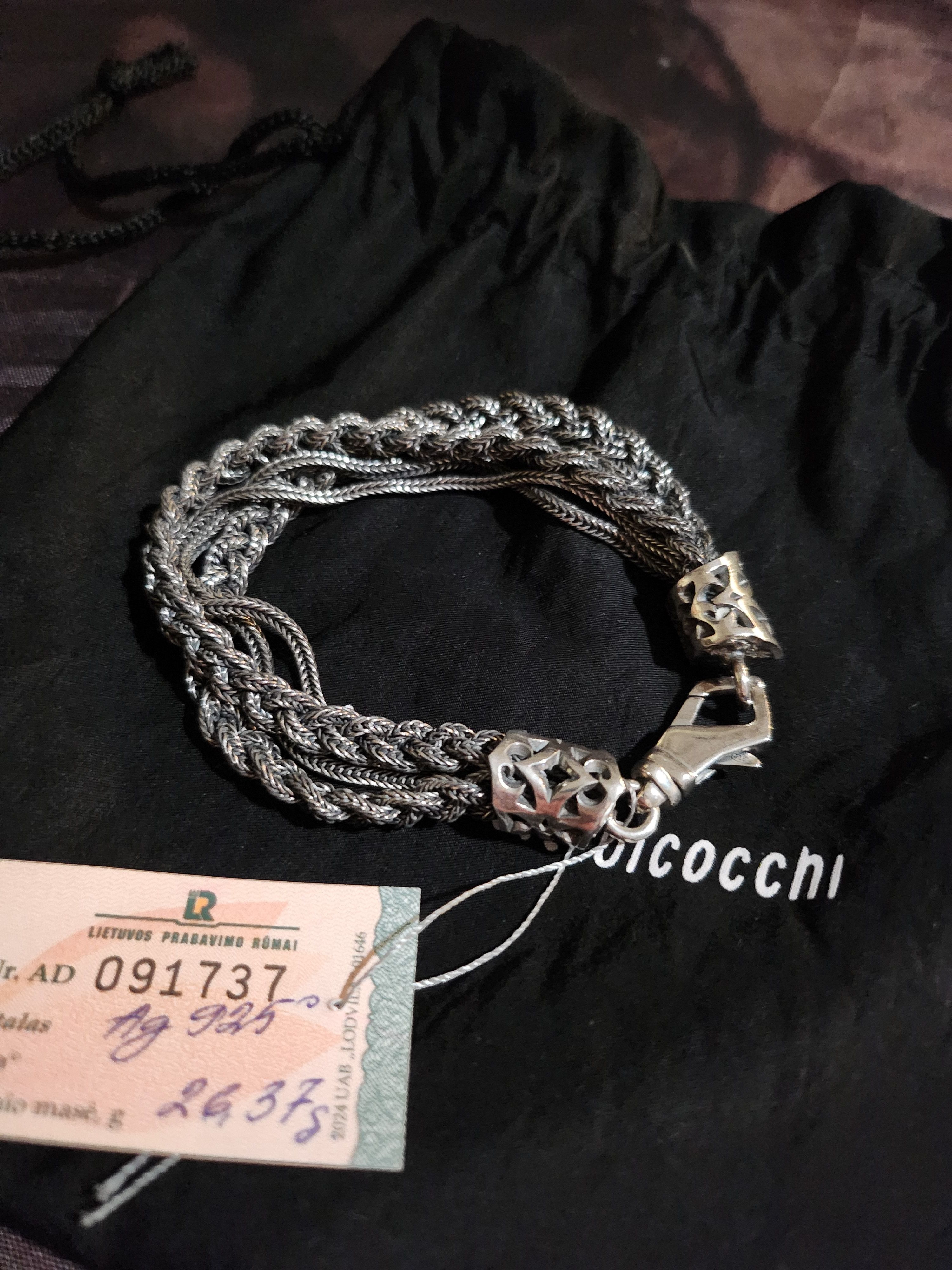 Emanuele Bicocchi Emanuele Bicocchi Silver 925 Skull Chain
