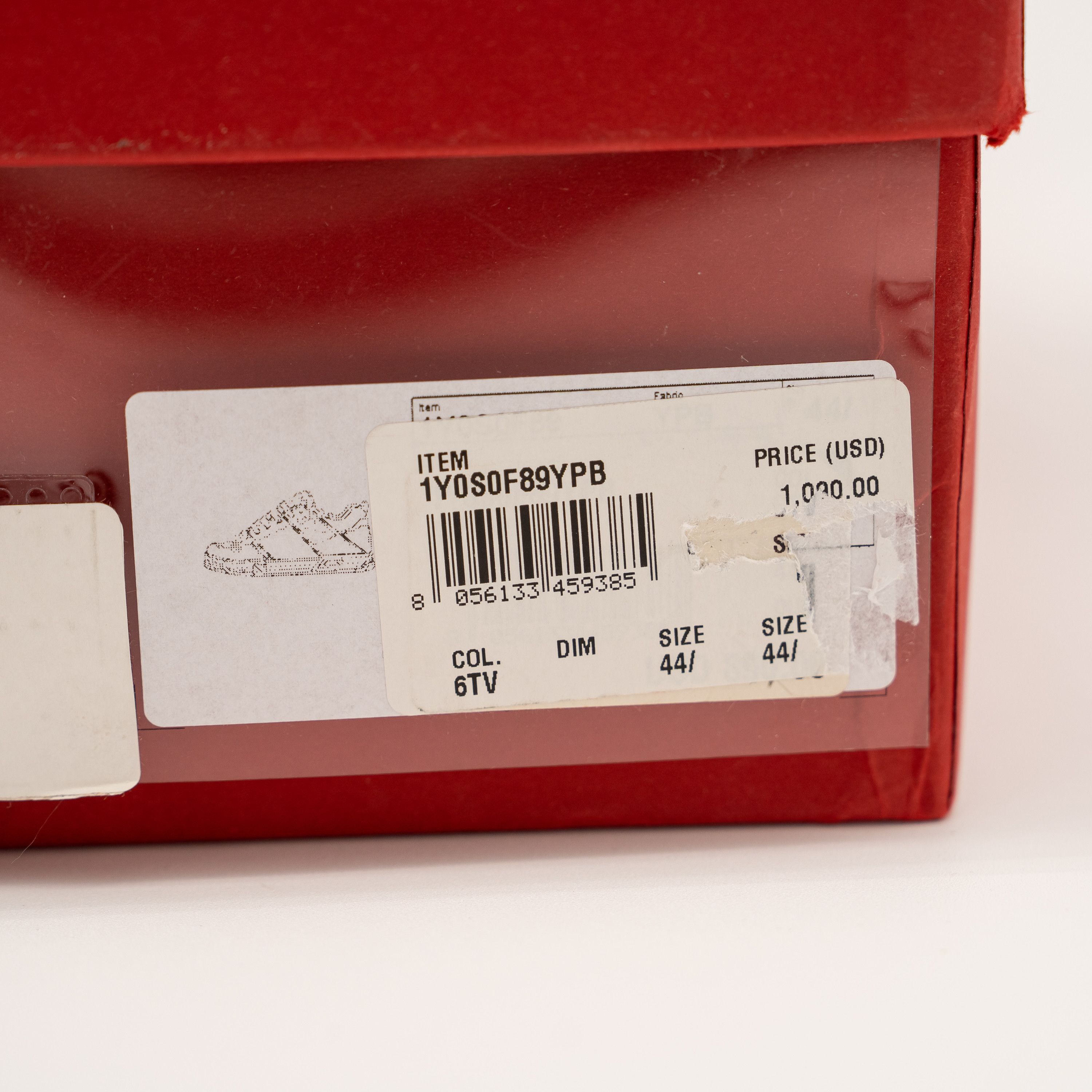 Valentino 44.5eu 11.5 us Valentino Open Skate Sneakers White Black Size US 11.5 / EU 44-45 - 15 Thumbnail