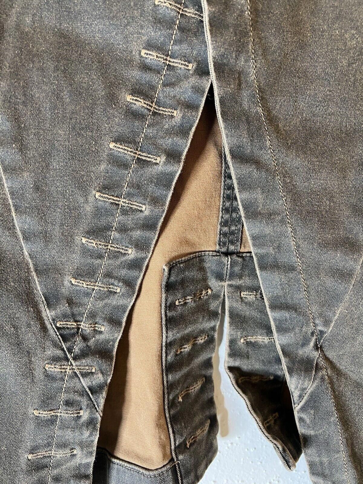 Designer MORRISSEY WOMANS Brown DENIMJACKET 12 Size XL / US 12-14 / IT 48-50 - 4 Thumbnail