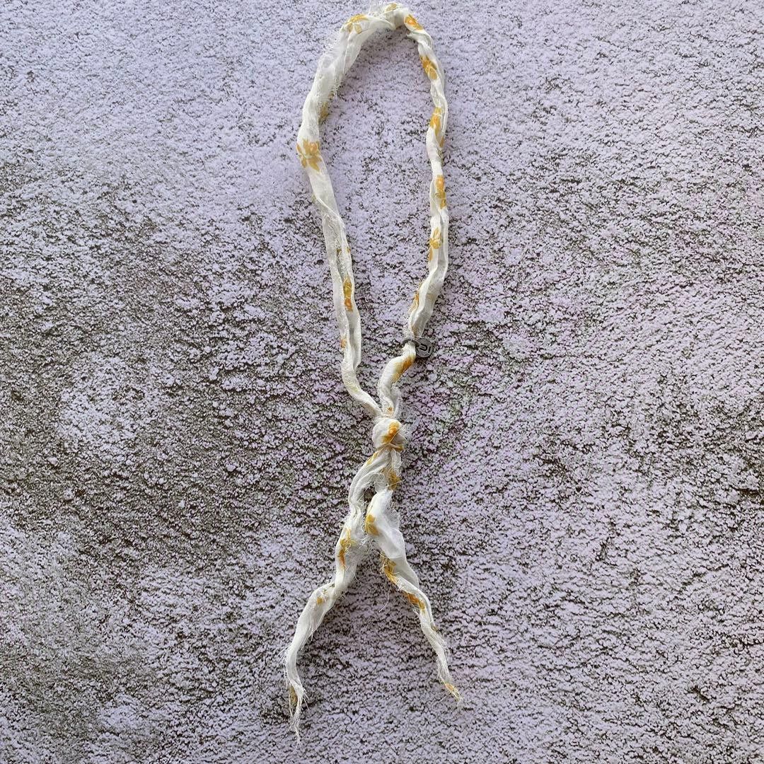 Undercover SS06 Undercover “T” Klaus White Concert Pass Bracelet
