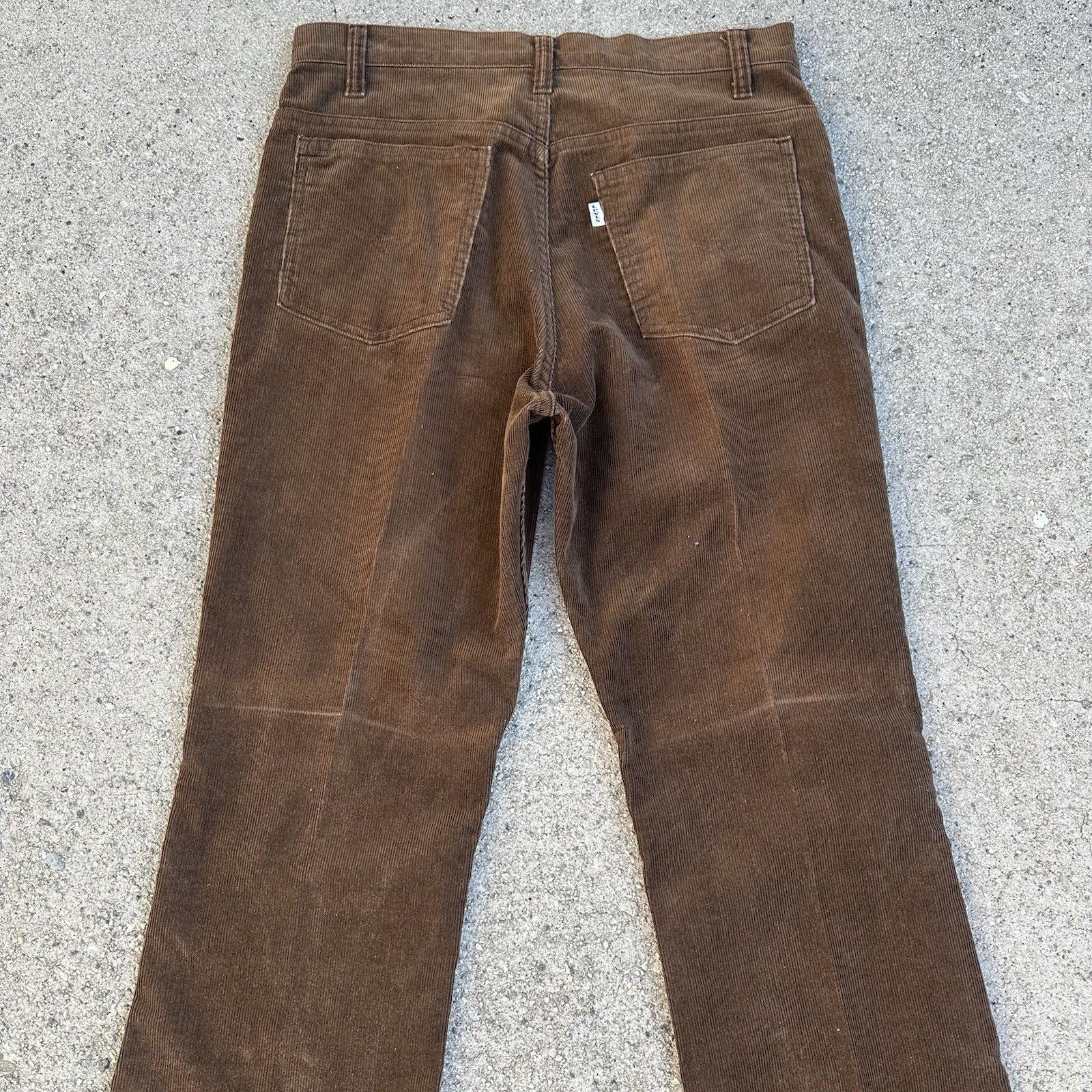 Levi's × Vintage Vintage 80s Levi’s 517 Brown Corduroy Bootcut Pants 33x31 Size US 33 - 5 Thumbnail