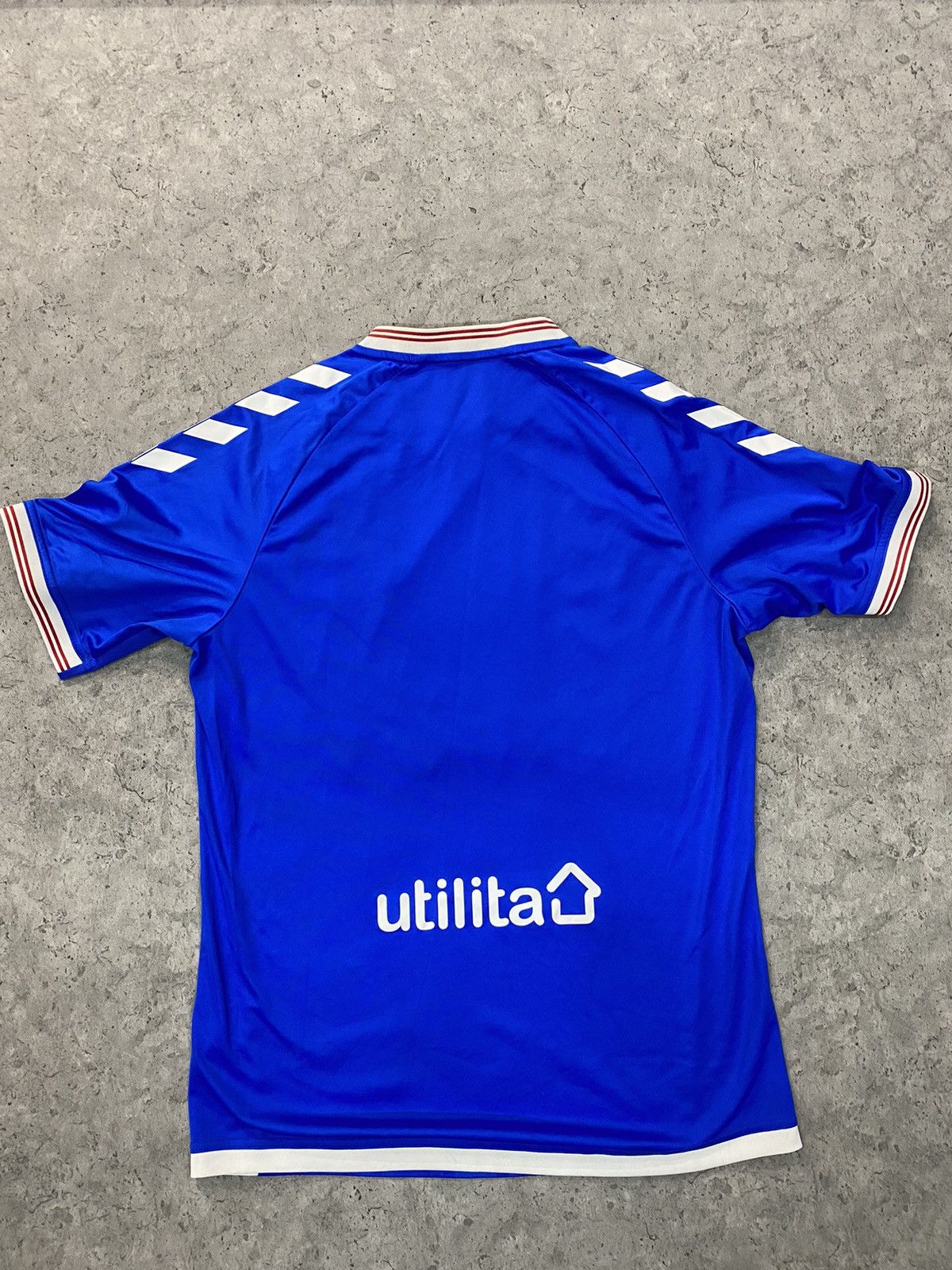 Hummel HUMMEL RANGERS Home Soccer Shirt Jersey 2018/2019 size L Size US L / EU 52-54 / 3 - 6 Thumbnail