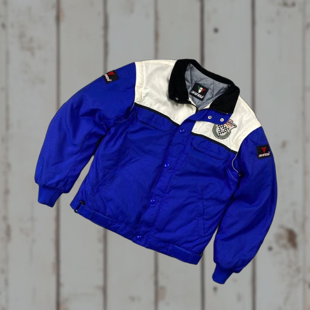 Dainese VINTAGE Dainese World Champion Racing 2 in 1 Bomber Jacket Men Size 46 Blue Size US S / EU 44-46 / 1 - 1 Thumbnail