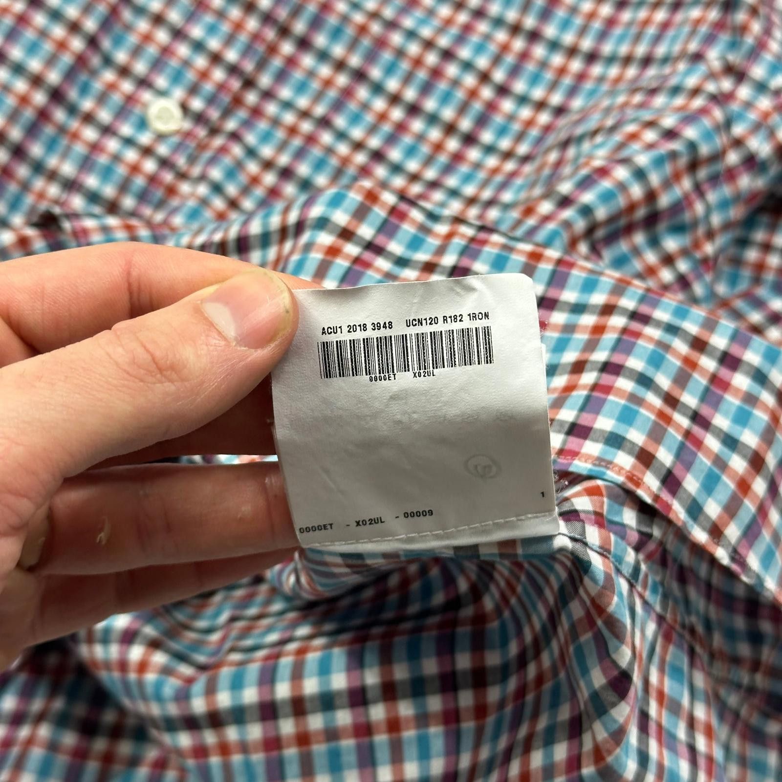 Prada Prada 2018 Neo-plaid Micro Check Longsleeve Shirt - M Size US M / EU 48-50 / 2 - 7 Thumbnail