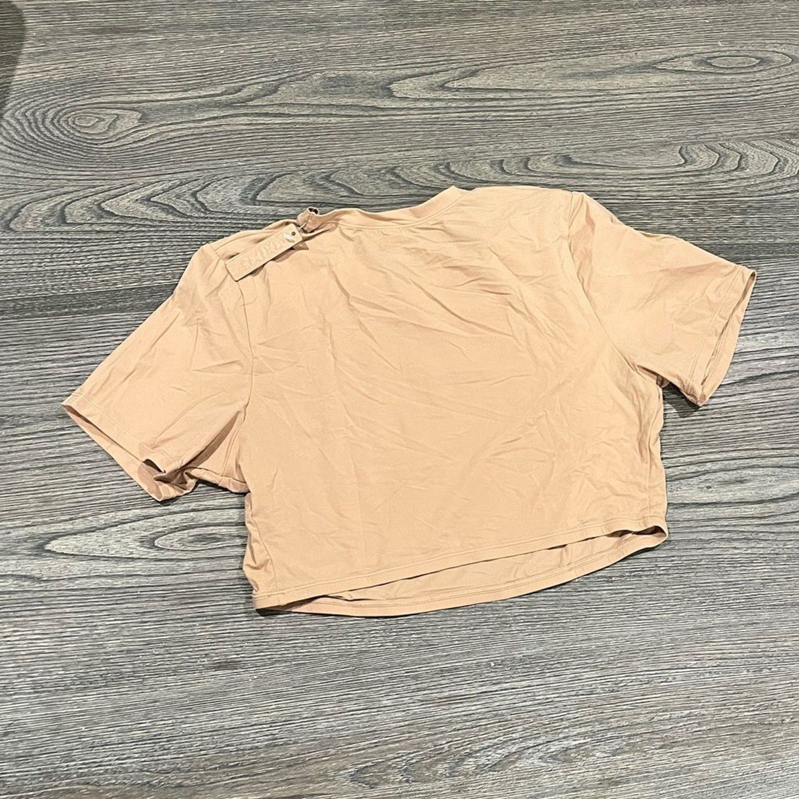 SKIMS NWT Skims Fits Everybody Super Cropped T-Shirt Ochre 2X Size XXL / US 16-18 / IT 52-54 - 4 Thumbnail